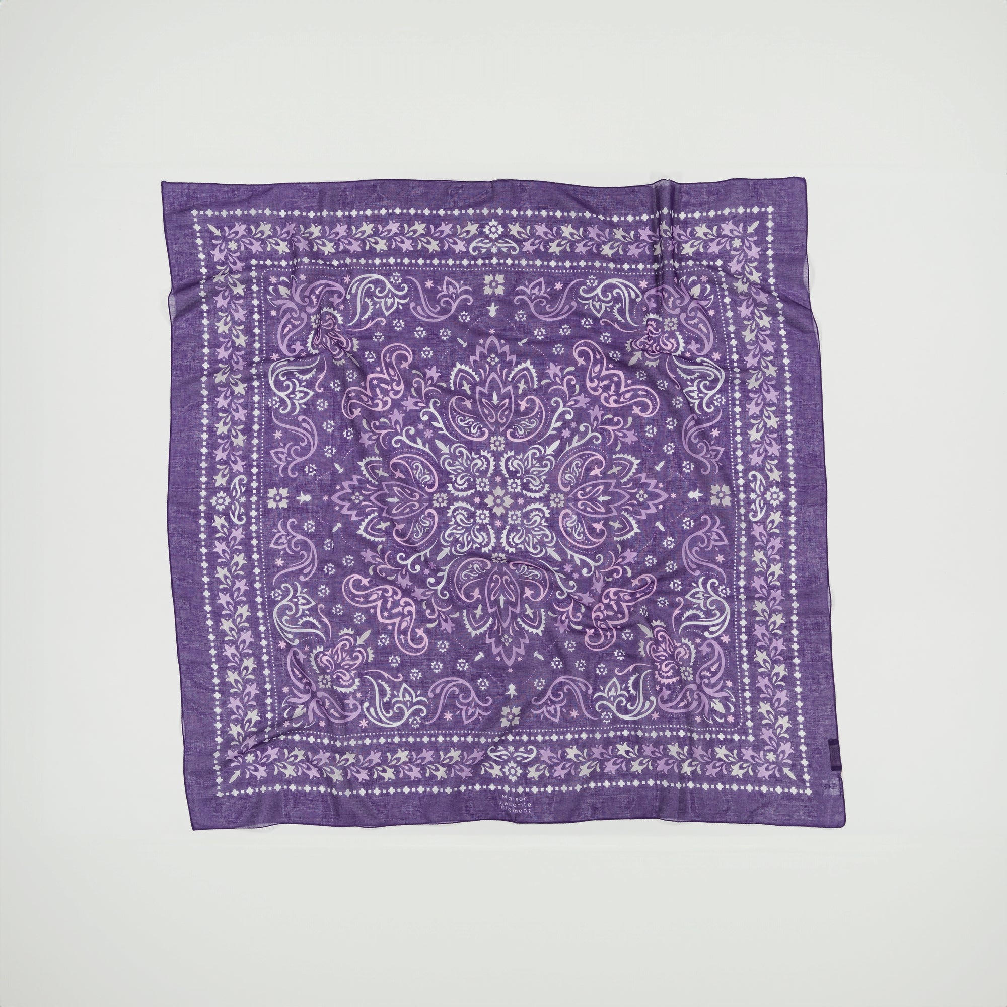 Large Foulard bandana Barcelona coton