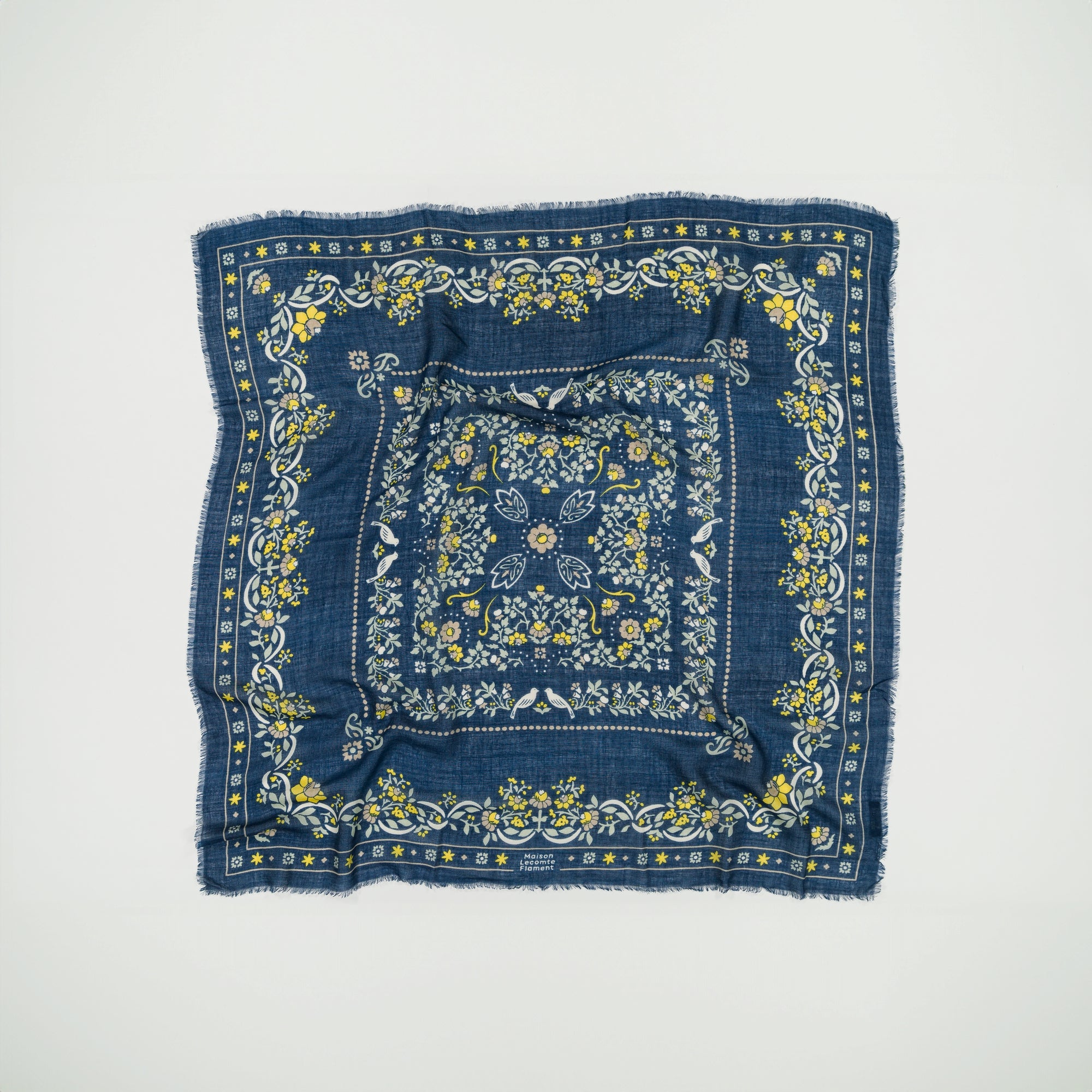 Foulard Secret garden navy LS