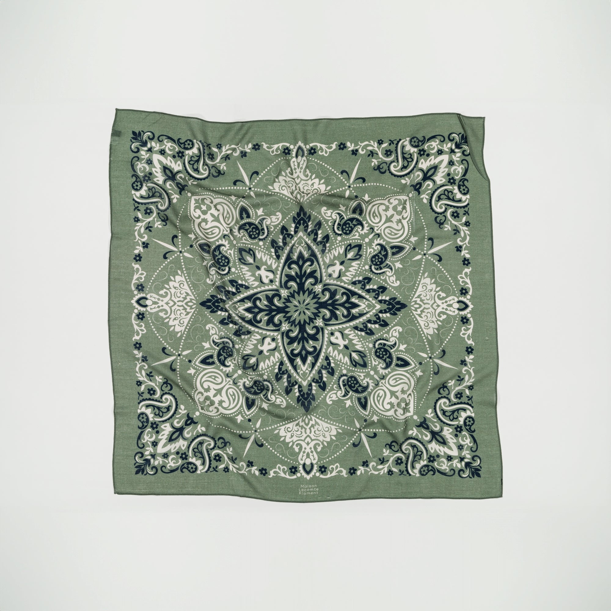 Foulard Bandana Vert Kaki