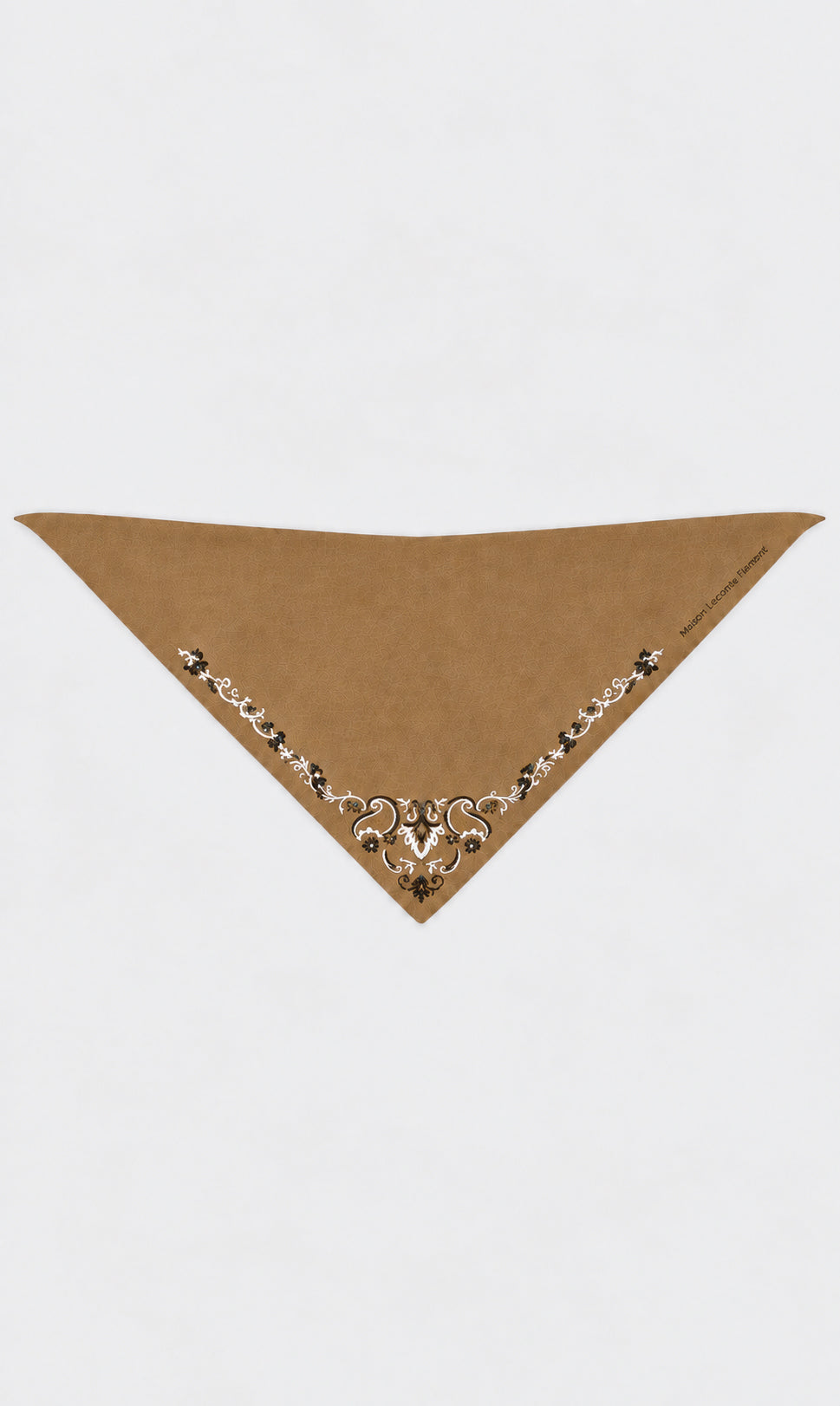 Triangle Mérinos Bandana Camel