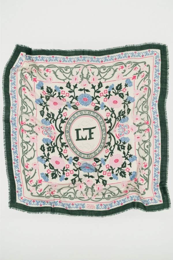 Foulard Marie-Antoinette vert LS