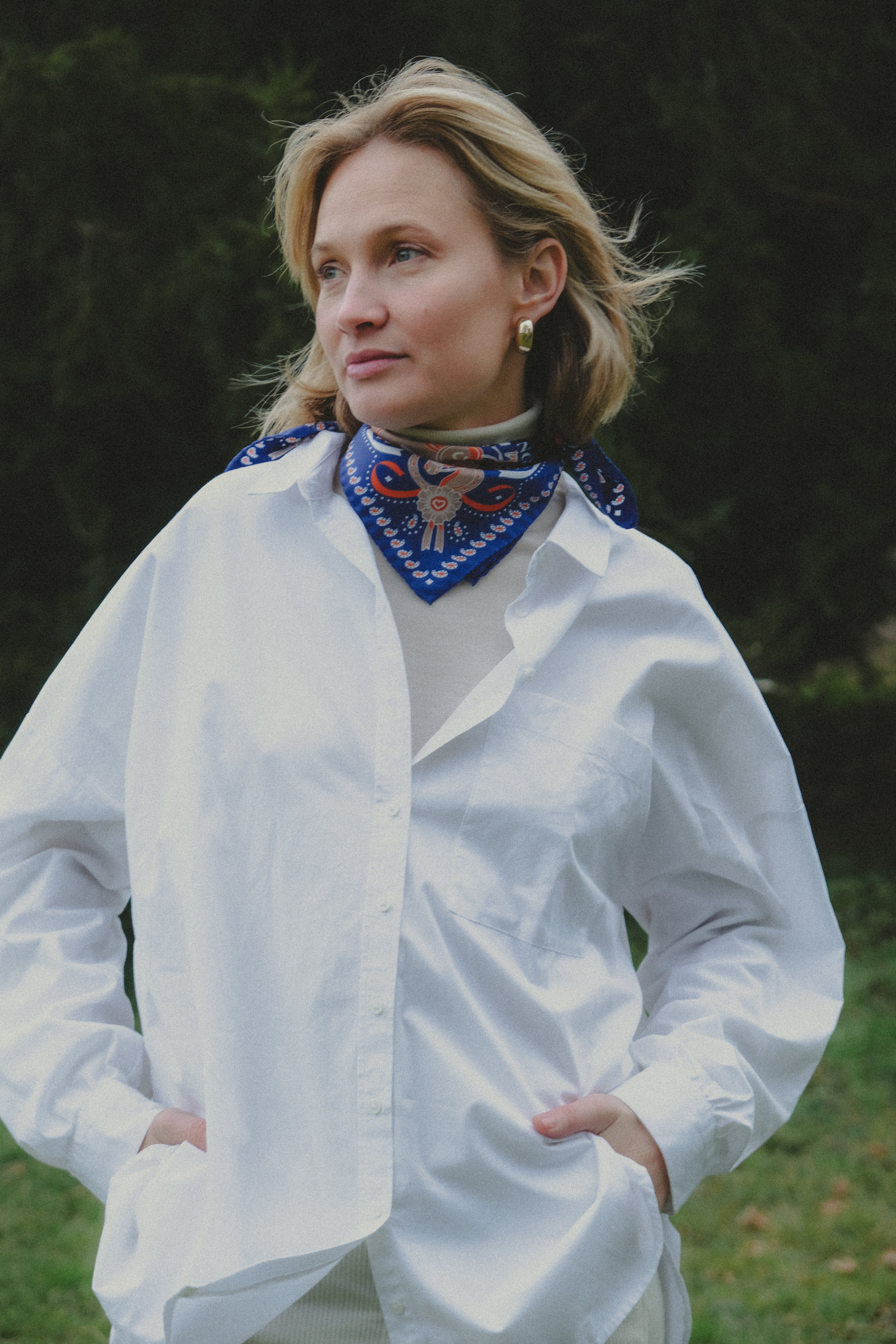 Small Jumping Royal Blue Silk