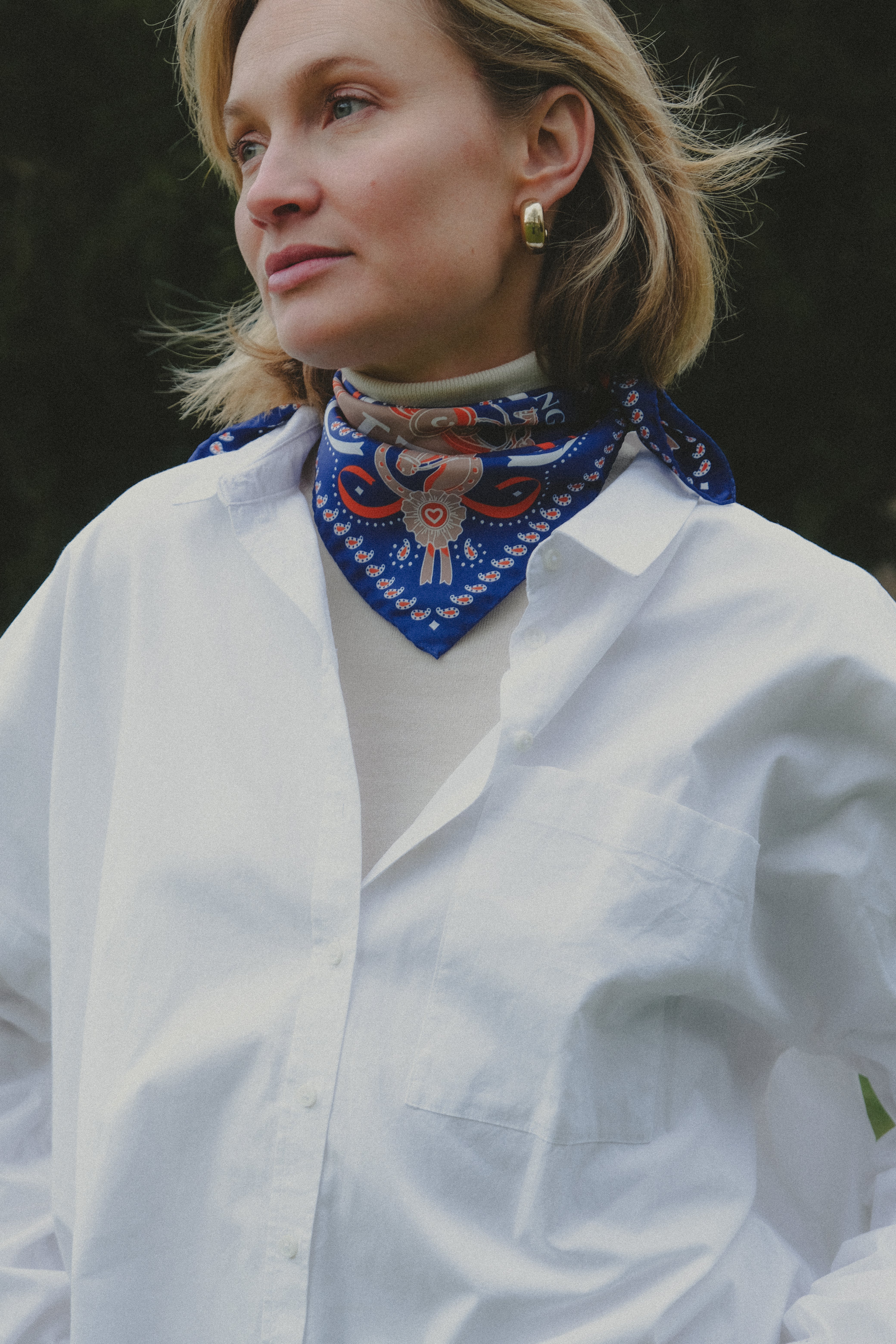 Small Jumping Royal Blue Silk