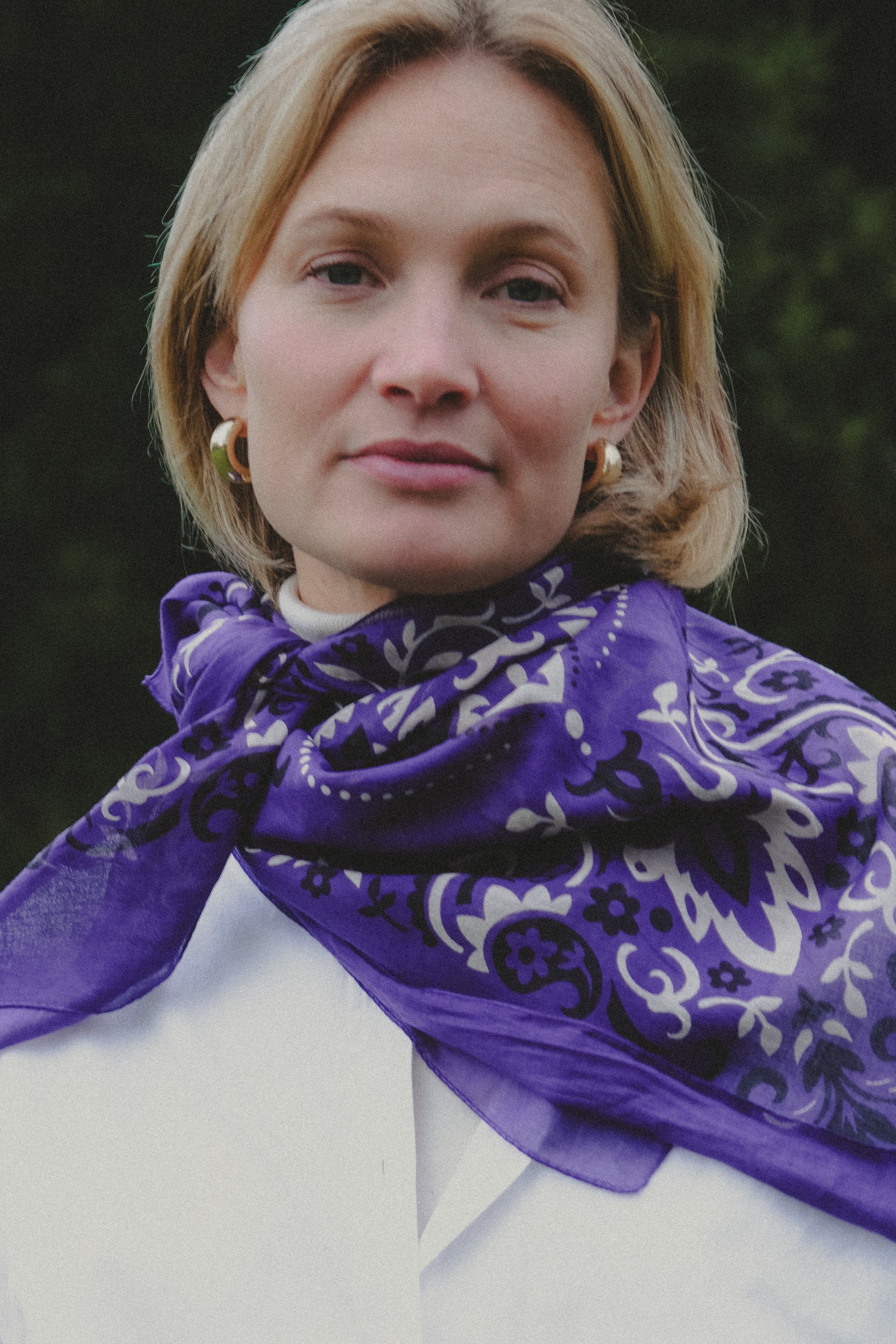 Bandana Purple coton