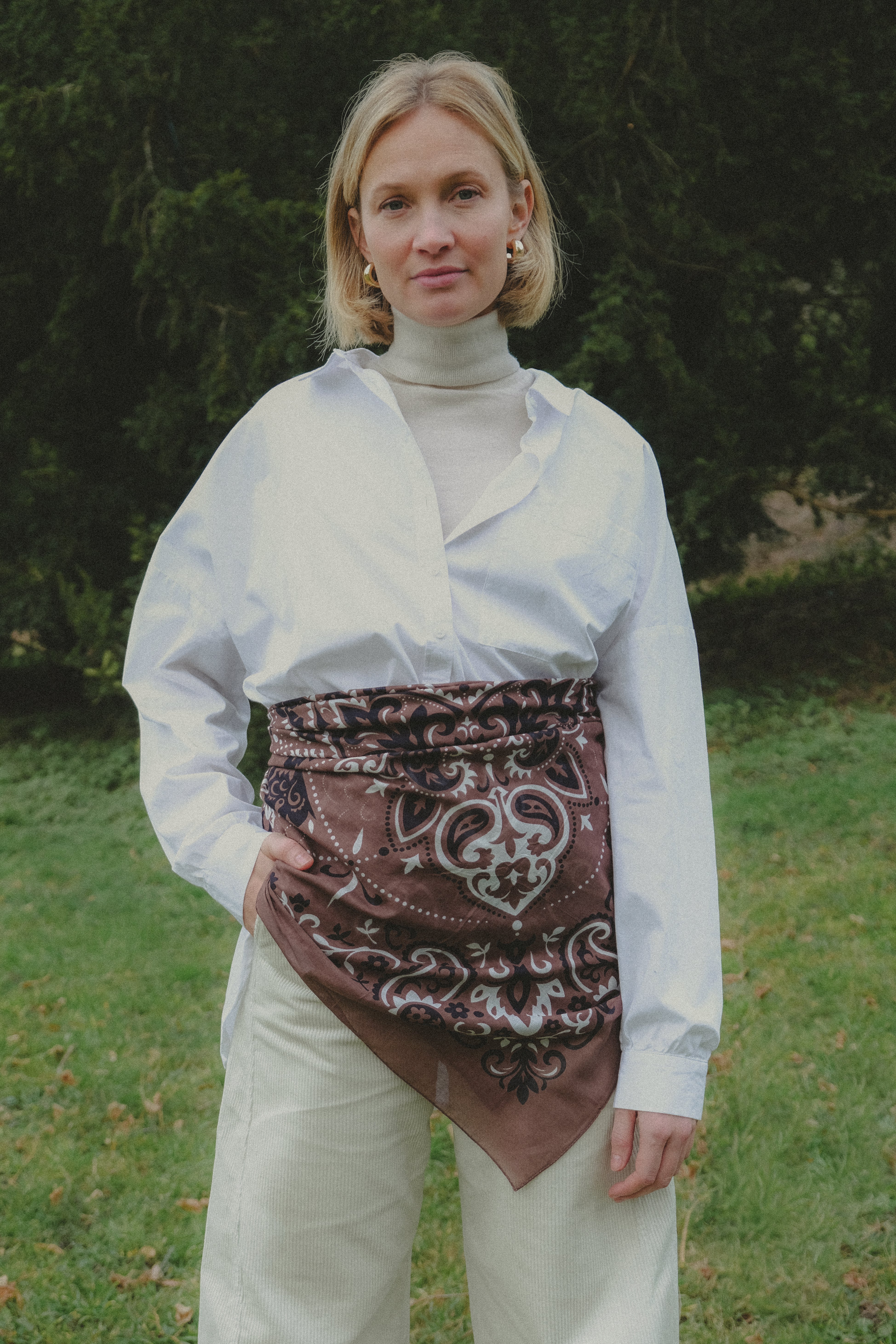 Bandana Chocolate coton