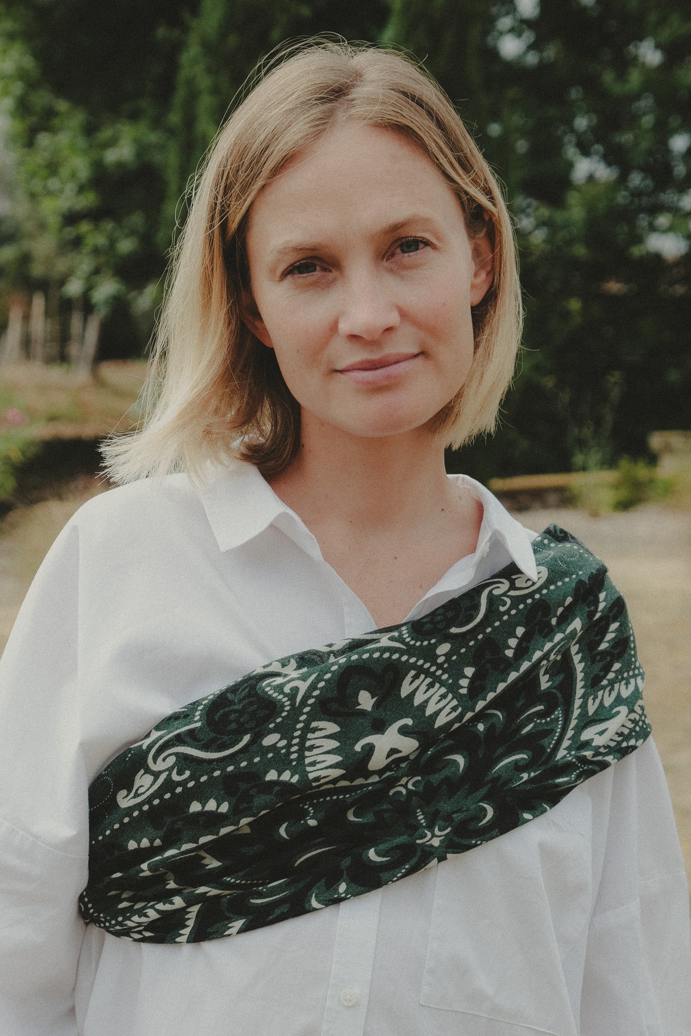 Foulard bandana Vert forêt LS