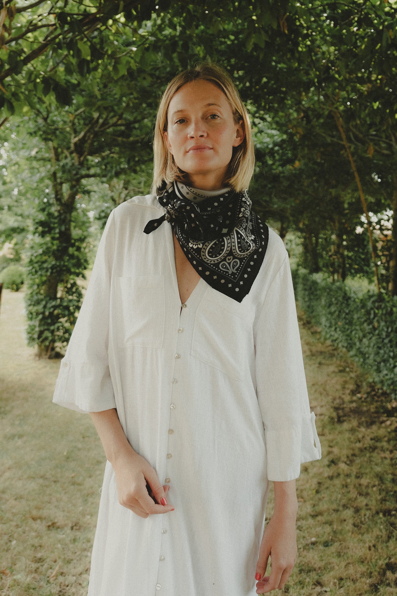 Rodeo noir silk
