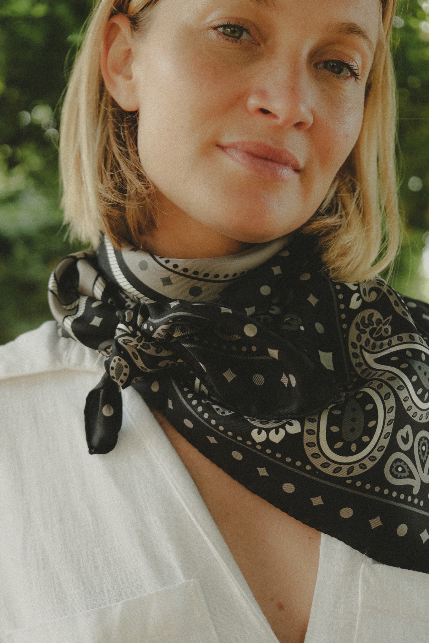 Rodeo noir silk