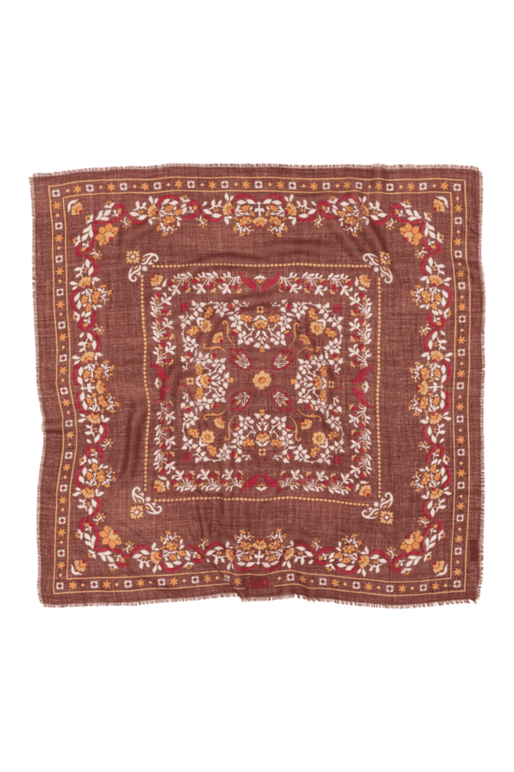 Foulard Secret garden Choco LS