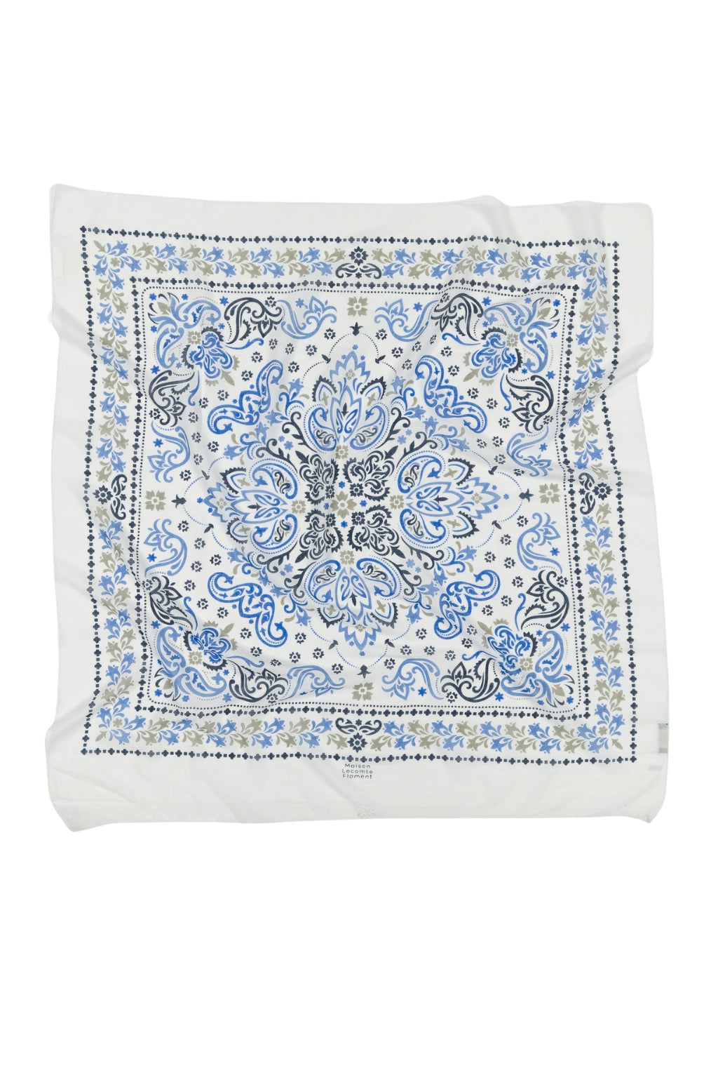 Large Foulard bandana Lisboa coton
