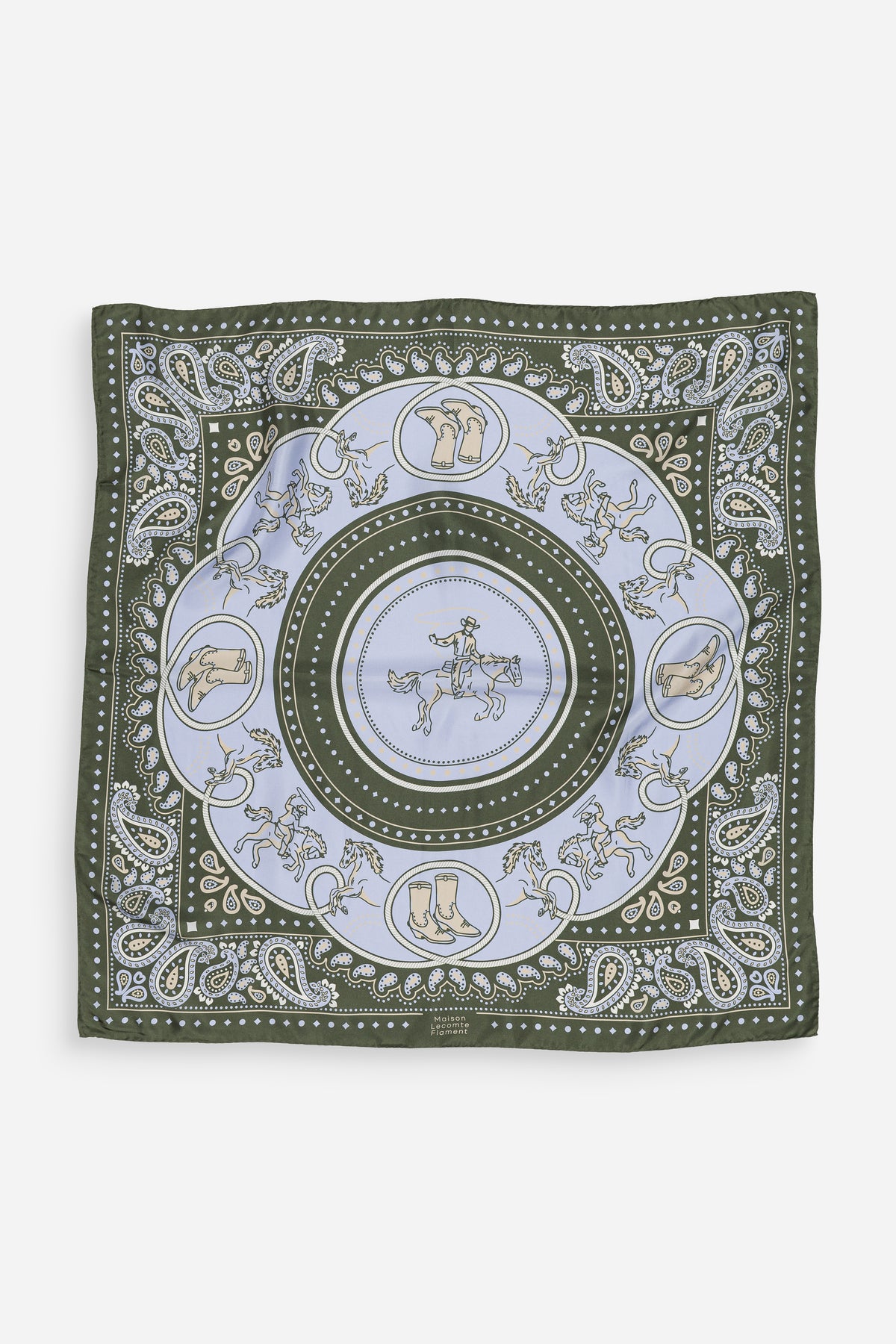Rodeo Olive Silk