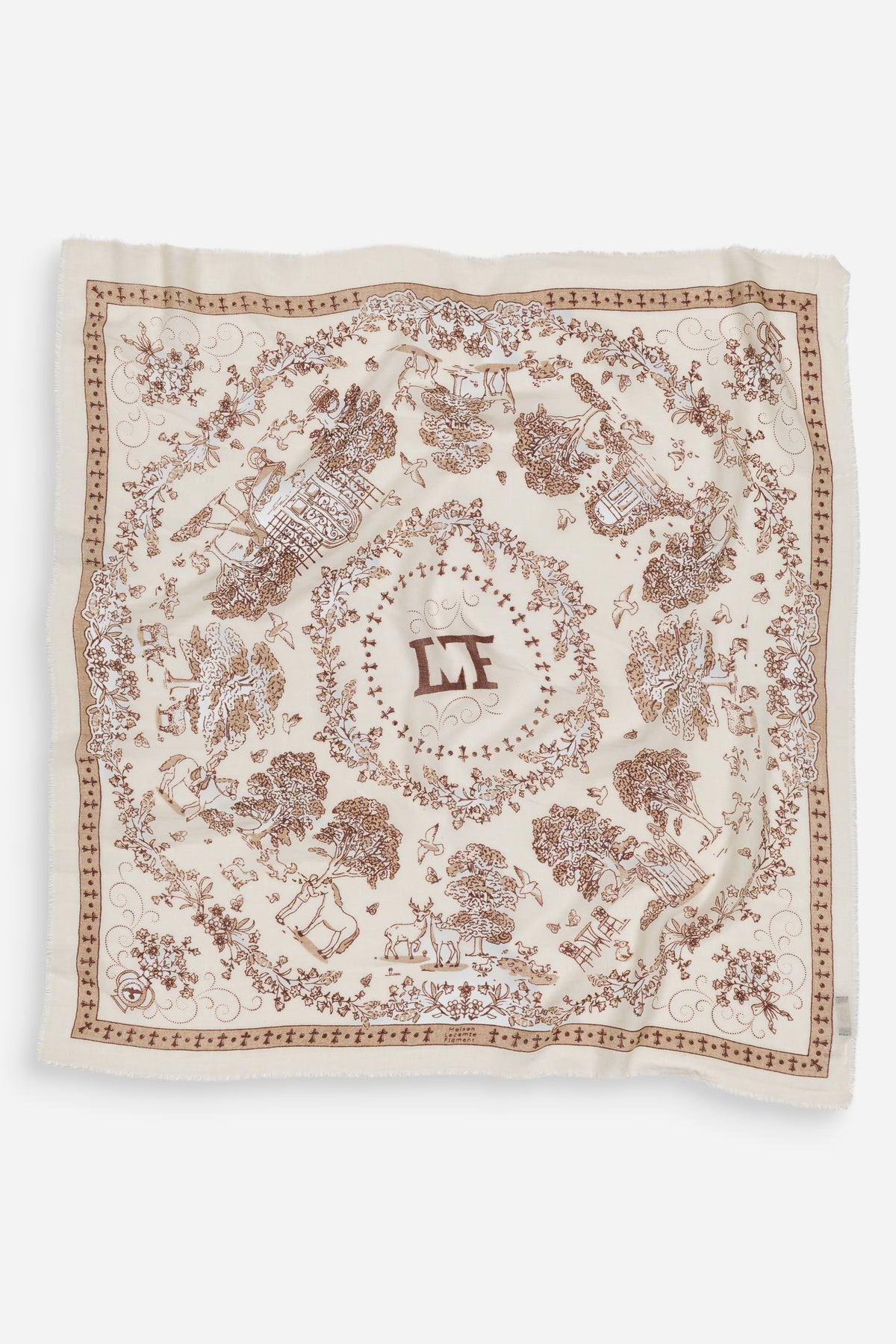 Toile de Jouy camel LS