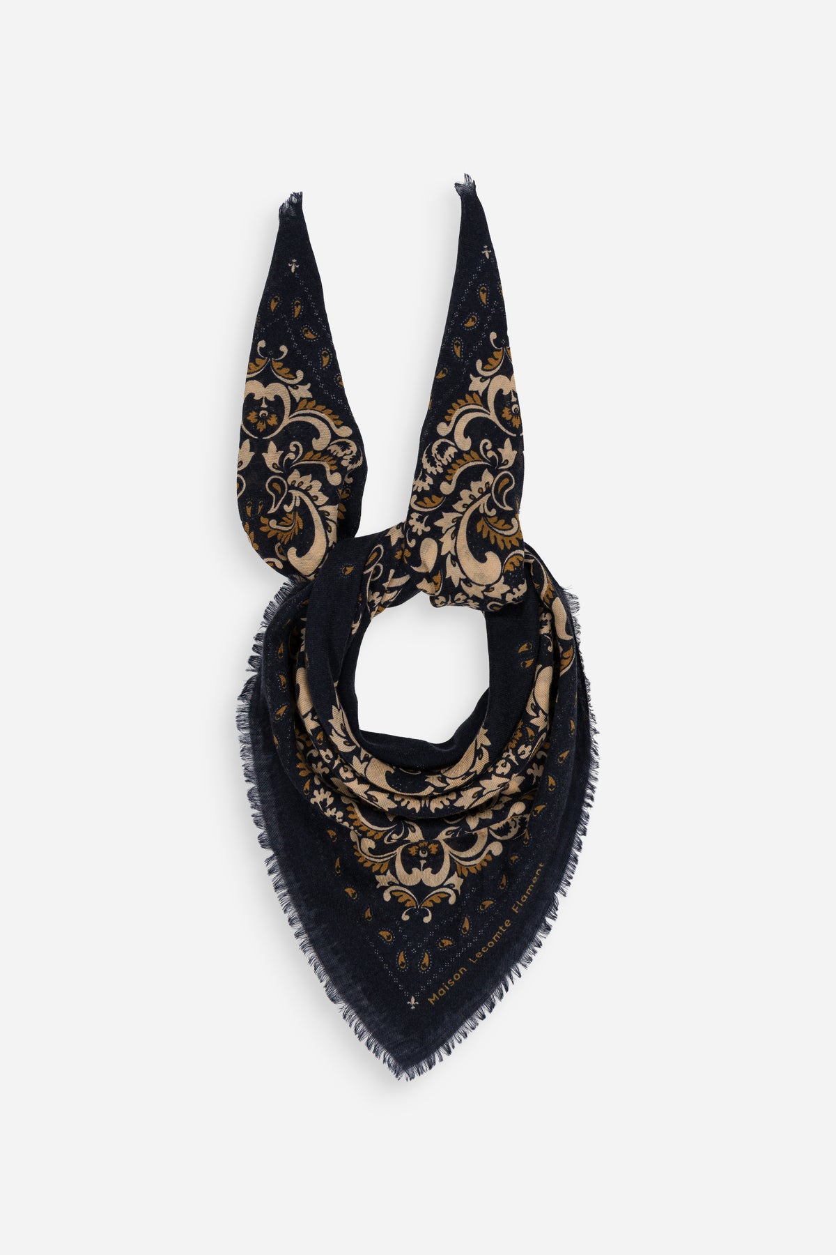 Bandana Flowers Navy WC