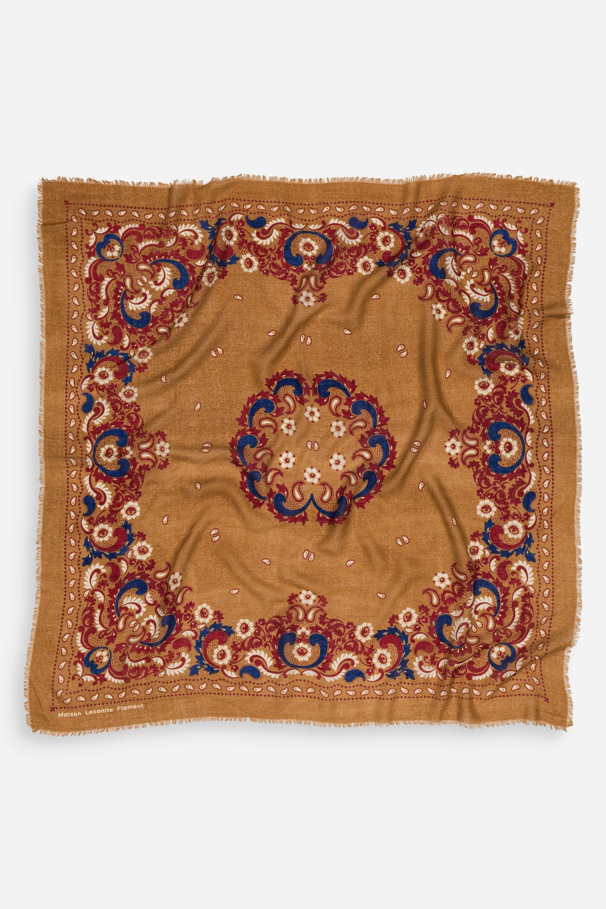 Bandana Flowers Camel WC