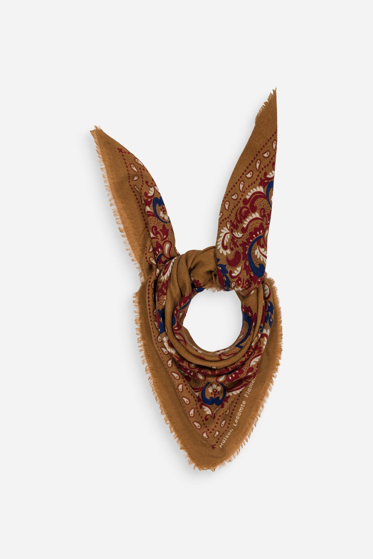 Bandana Flowers Camel WC