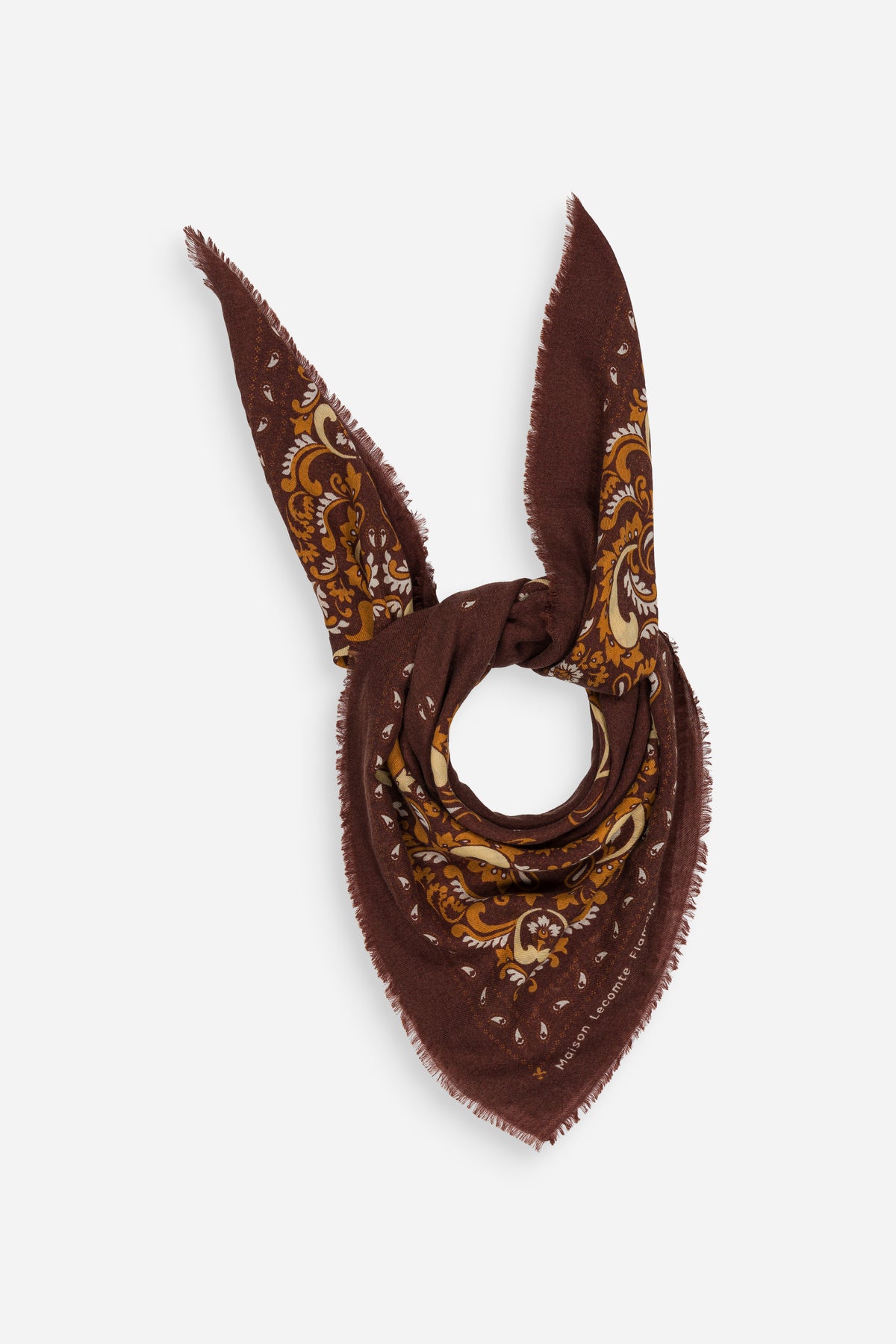Bandana Flowers Chocolate WC