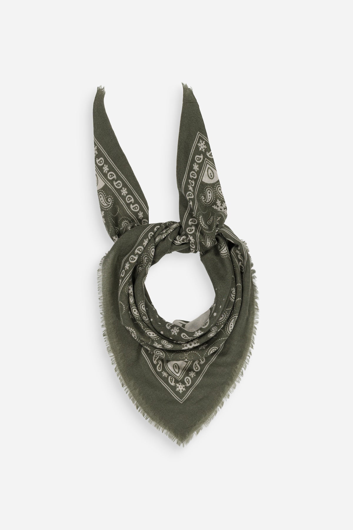 Bandana Flocon Khaki scarf
