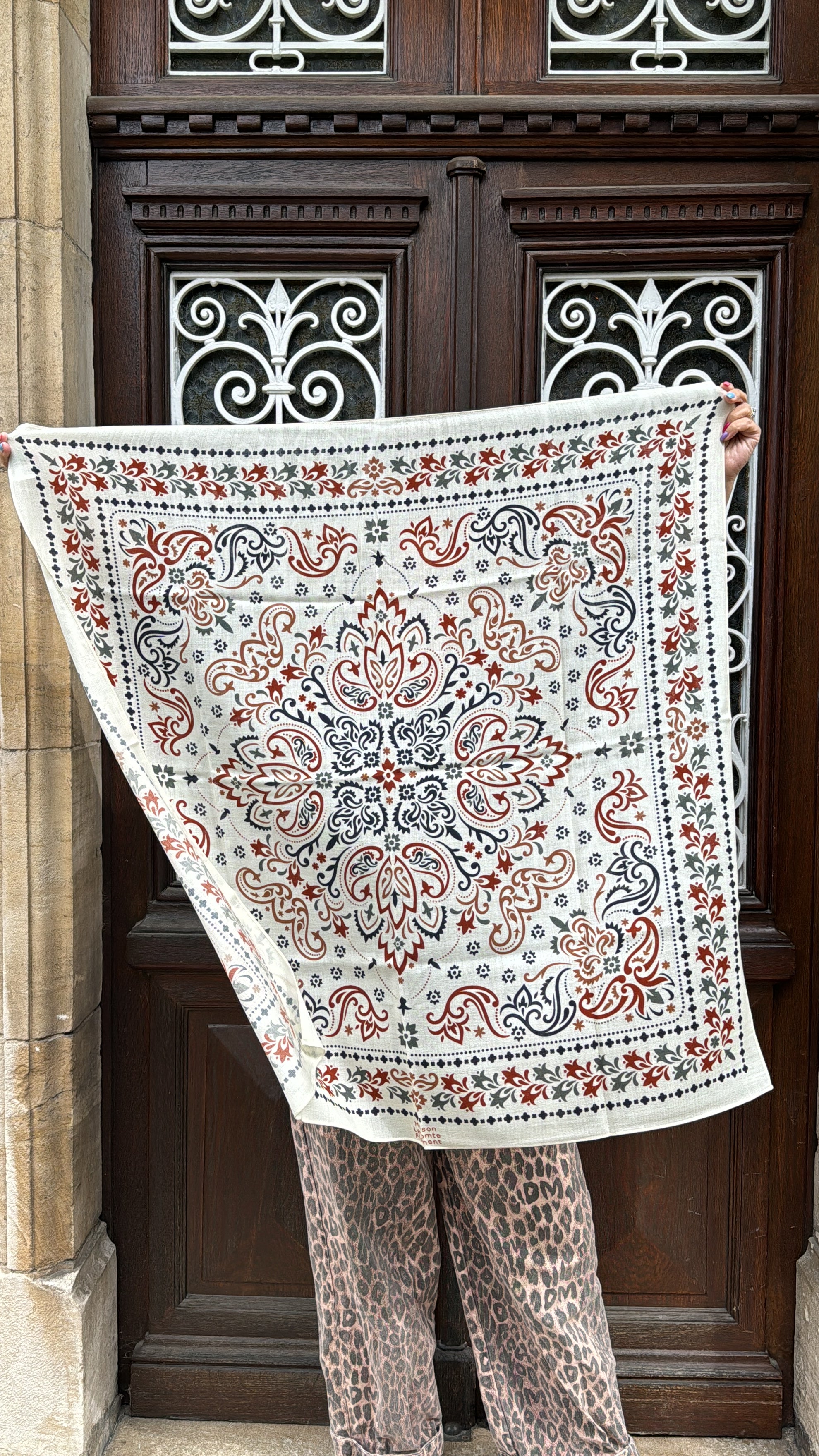 Large Lisboa bandana scarf