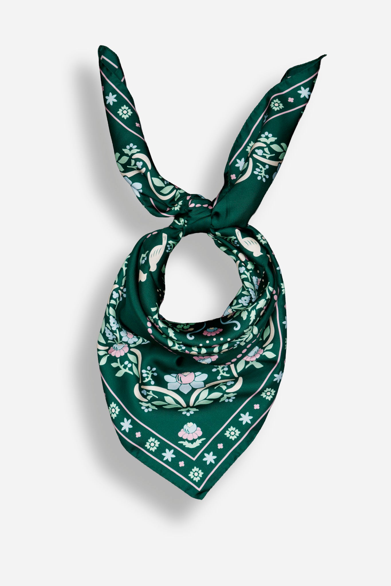Secret garden vert silk