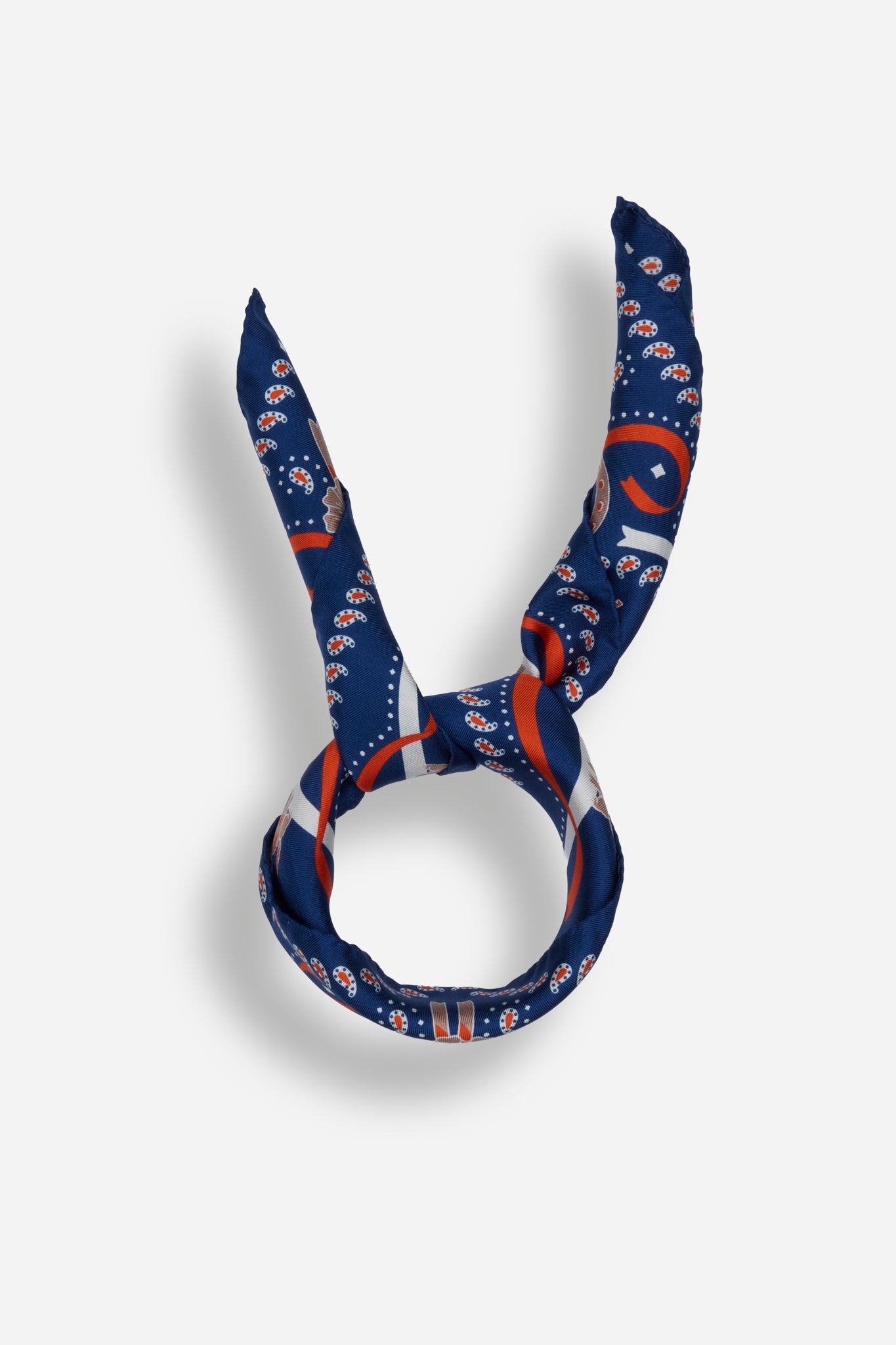Small Jumping Royal Blue Silk