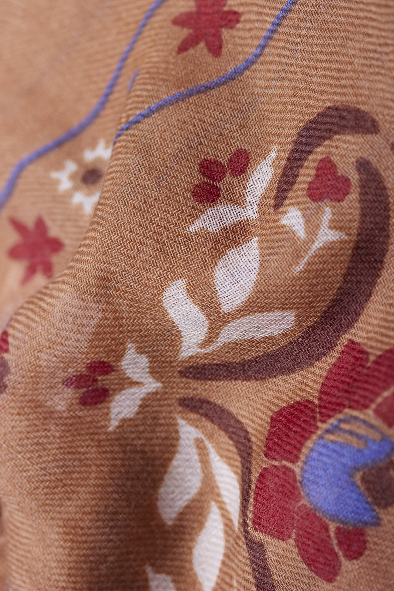 Scarf Secret garden camel LS