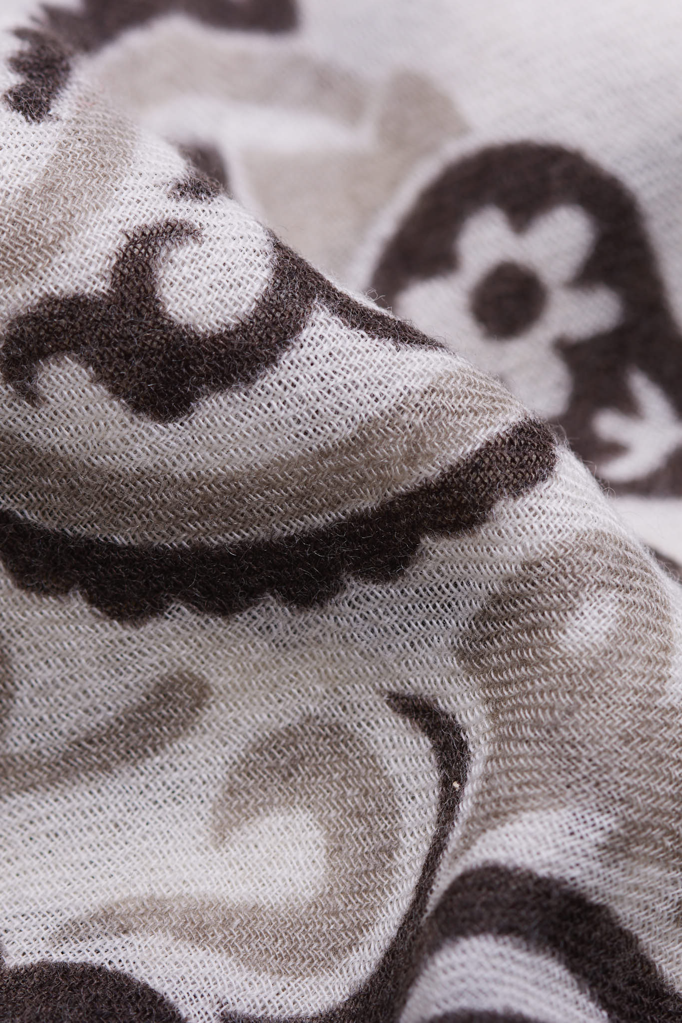 Bandana Ecru Gris Noir WC