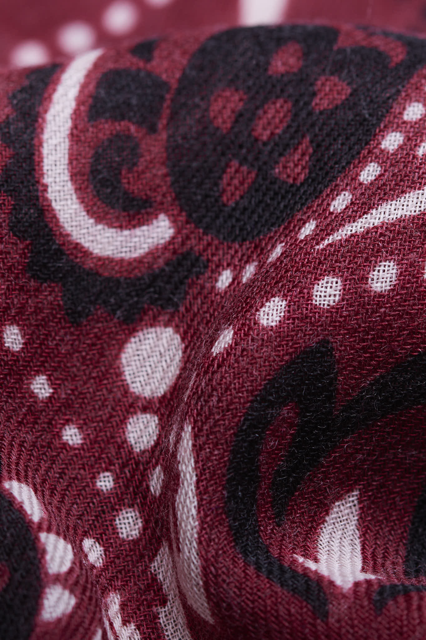 Burgundy bandana scarf LC