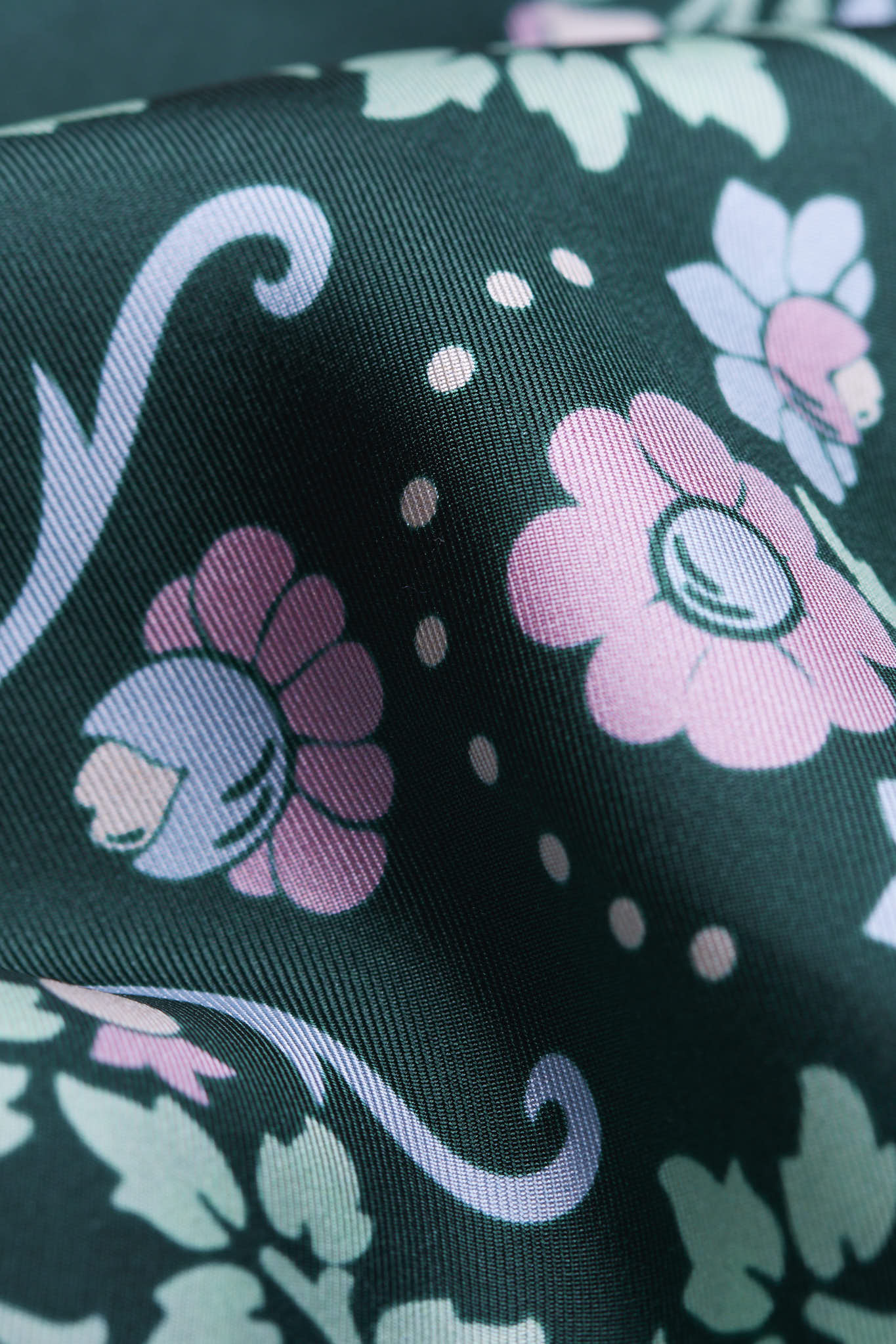Secret garden vert silk