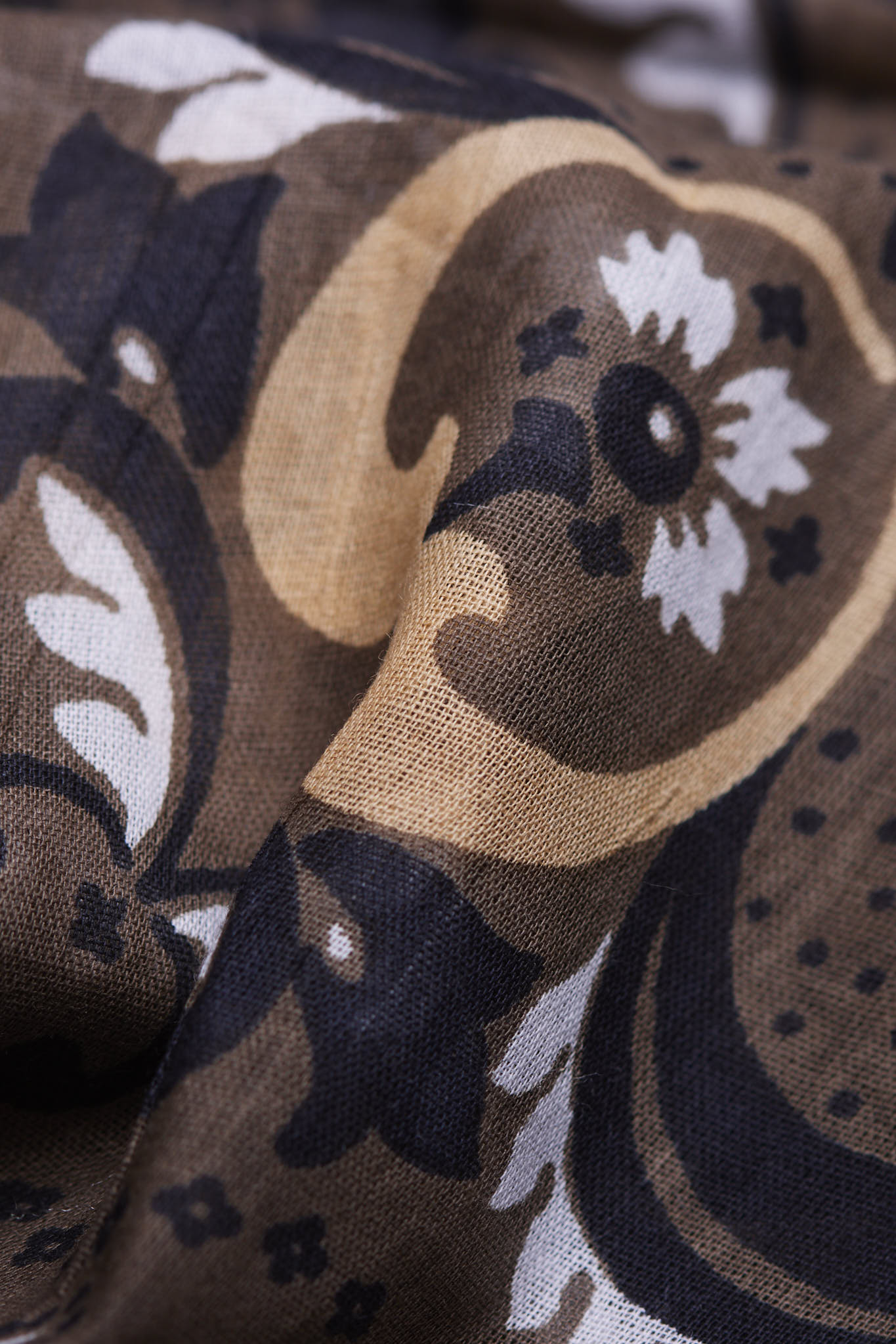 Bandana Flowers Army coton