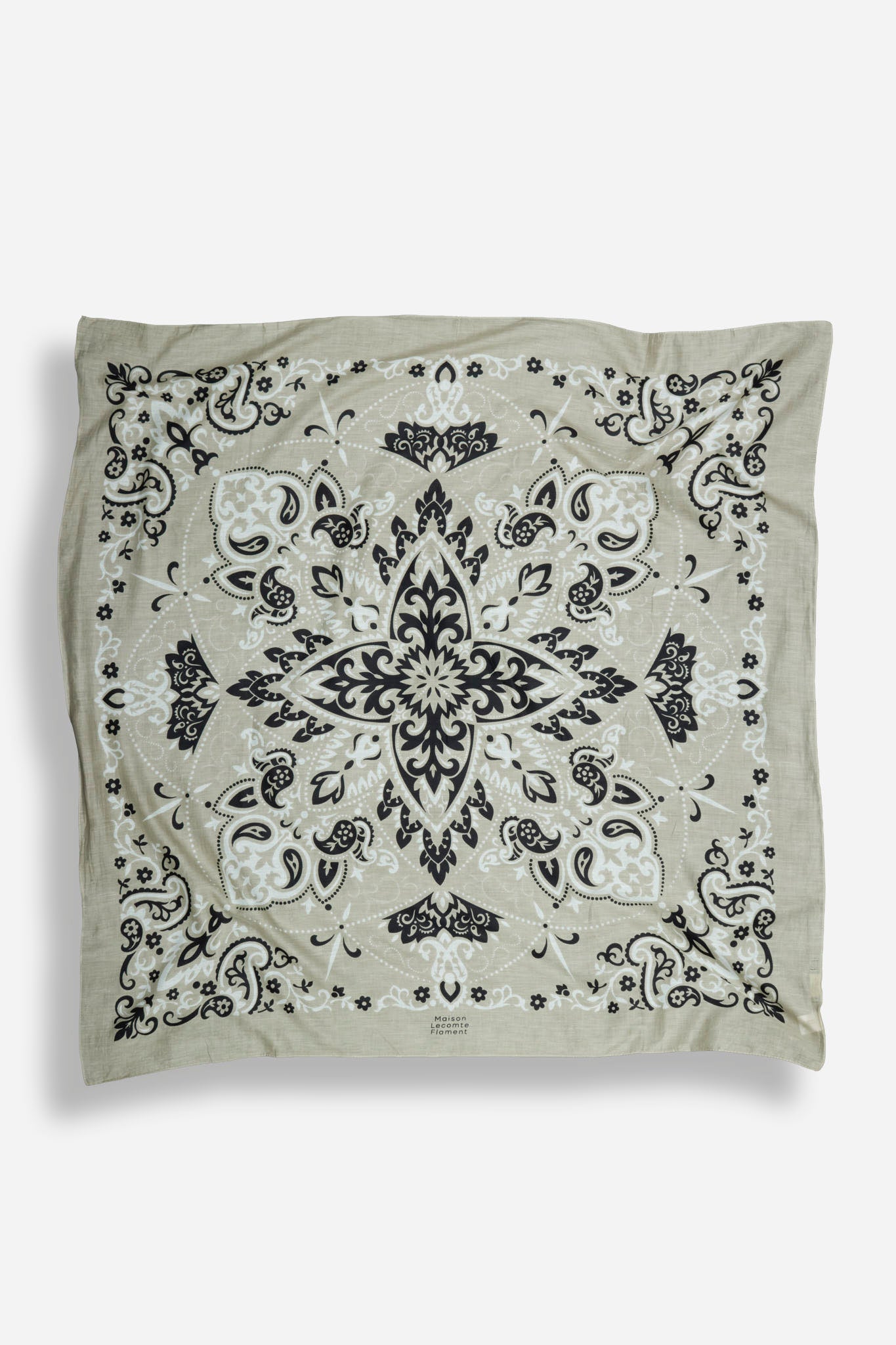 Bandana Taupe coton
