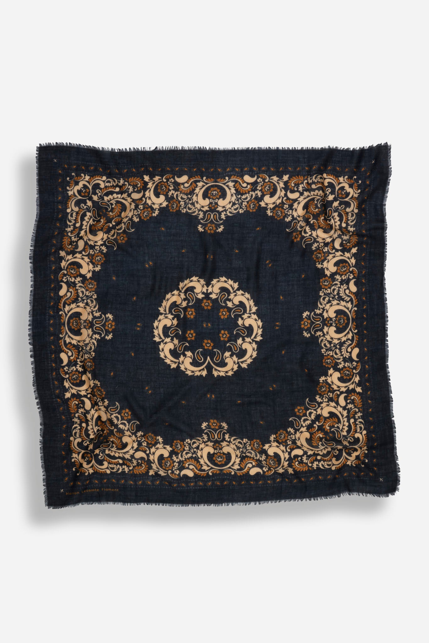 Bandana Flowers Navy WC