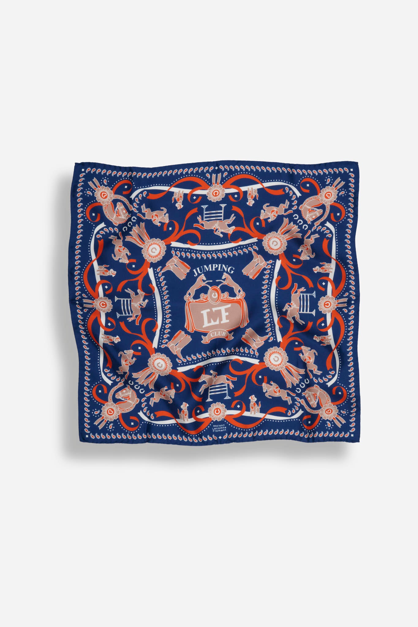 Small Jumping Royal Blue Silk