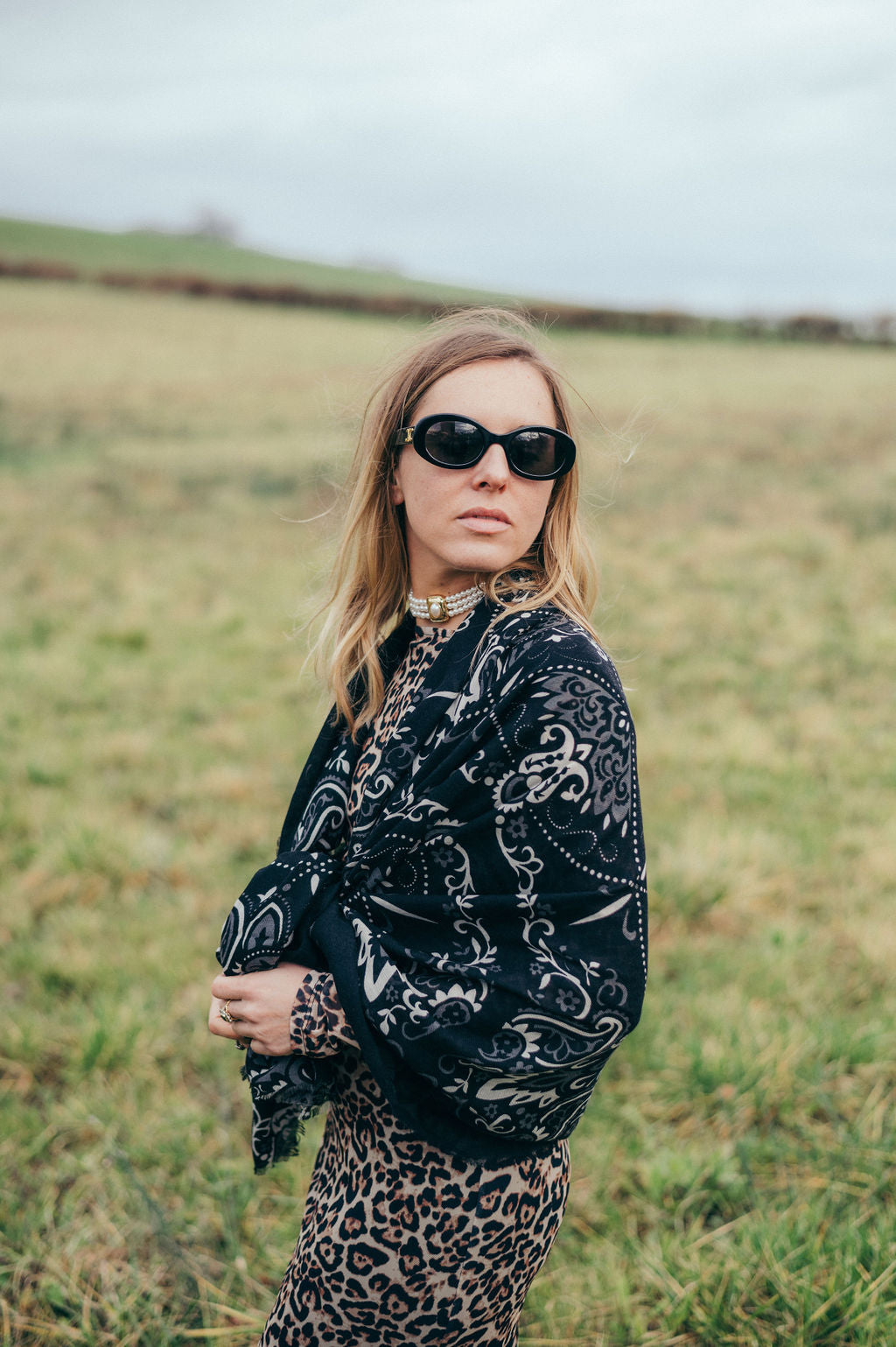 Black scarf bandana scarf