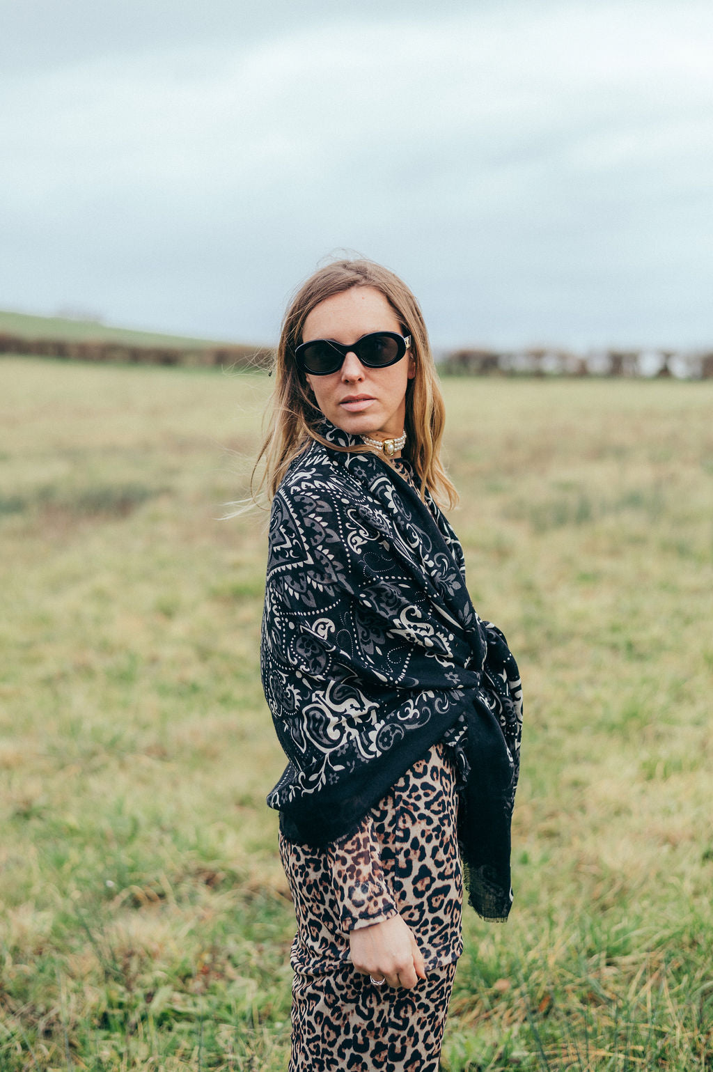 Black scarf bandana scarf