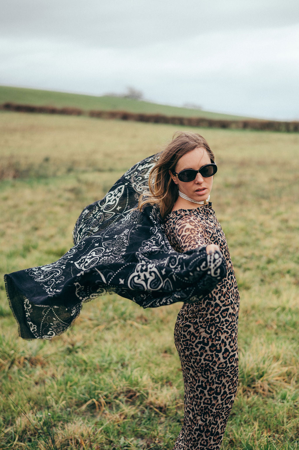 Black scarf bandana scarf