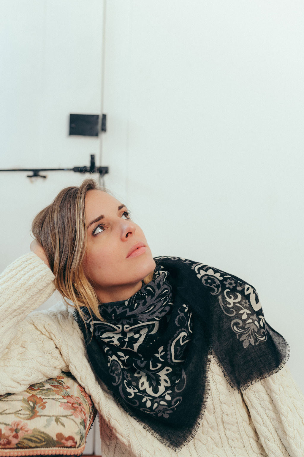 Foulard bandana Noir LS