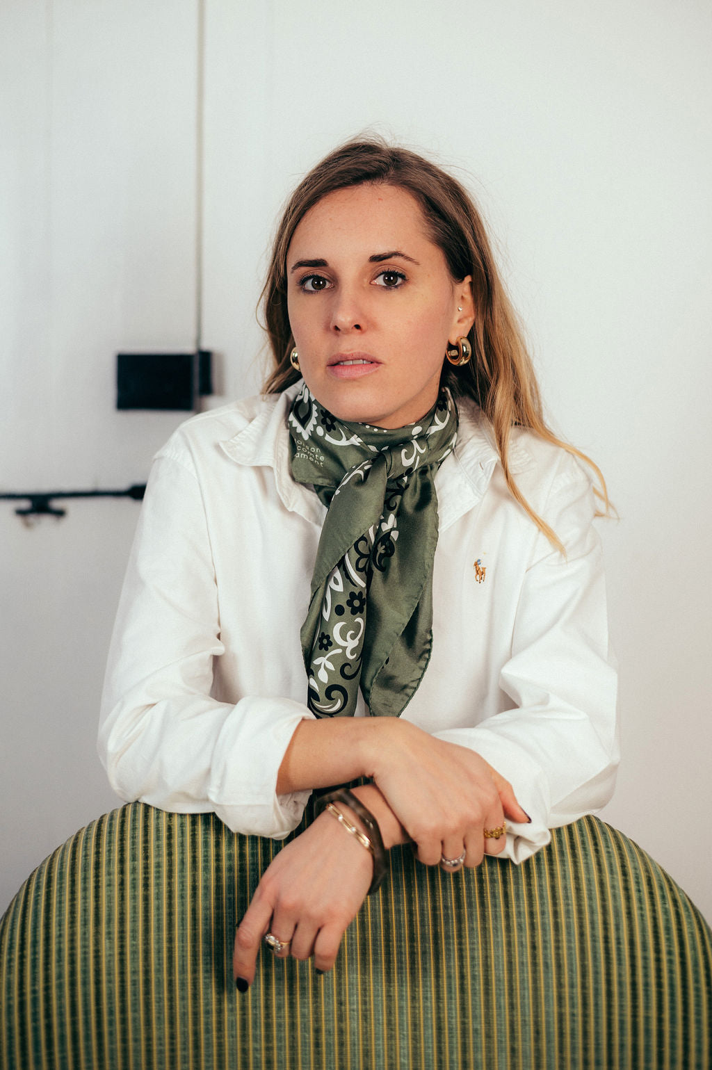 Bandana kaki silk