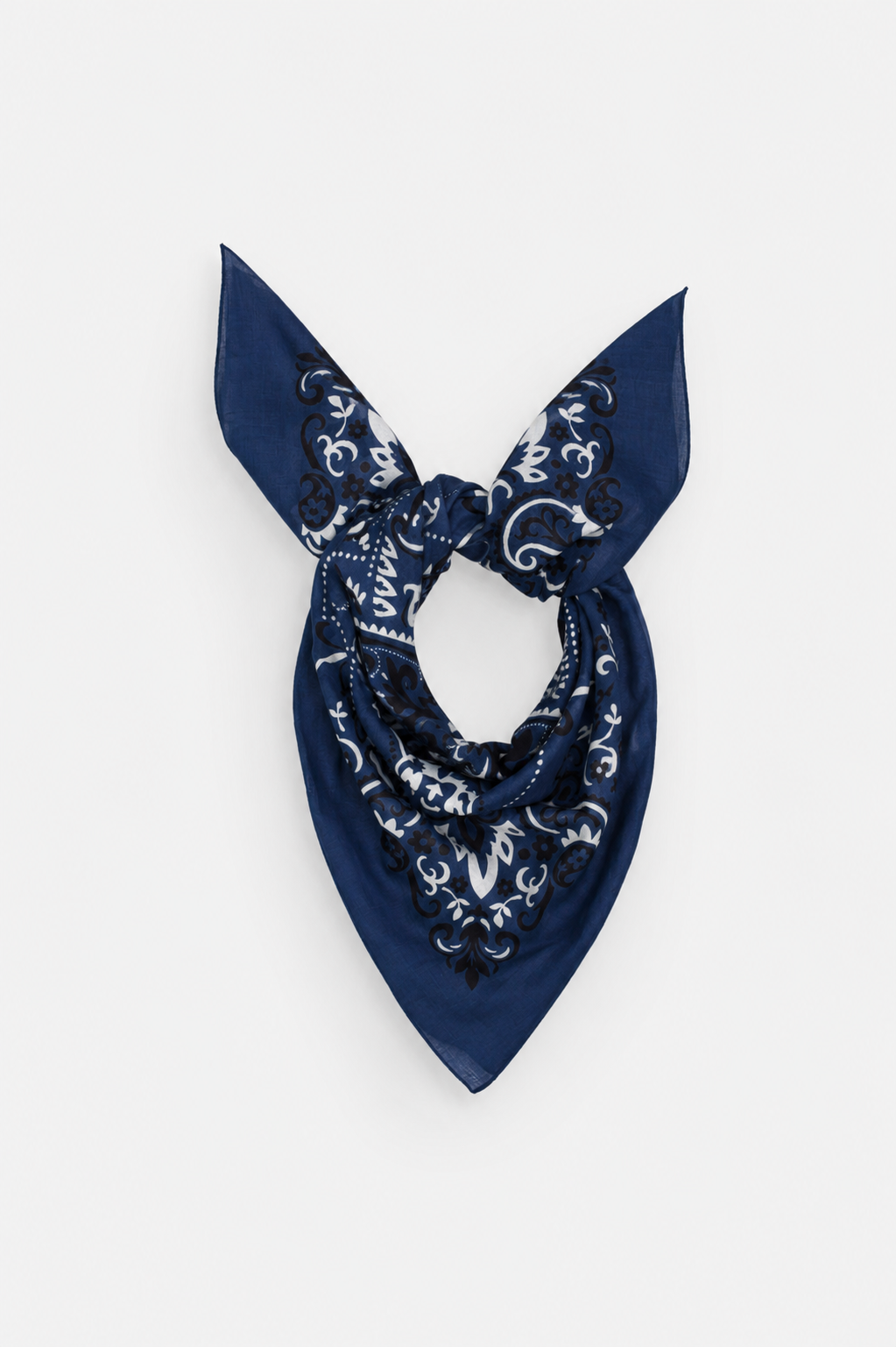 Bandana navy coton