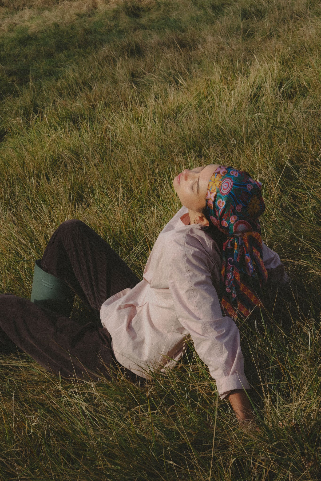Foulard Volcanique Pink Silk