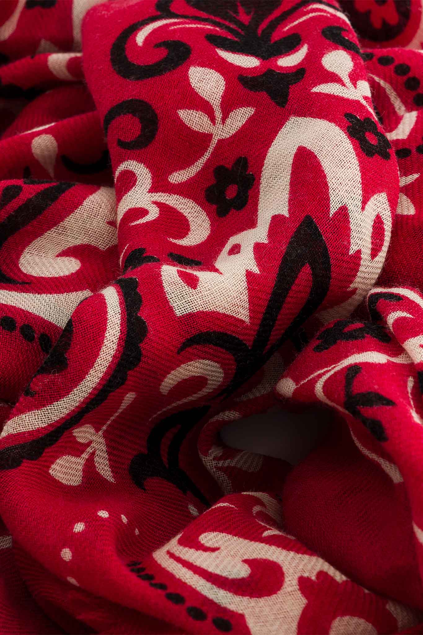 Bandana Red Raspberry LS