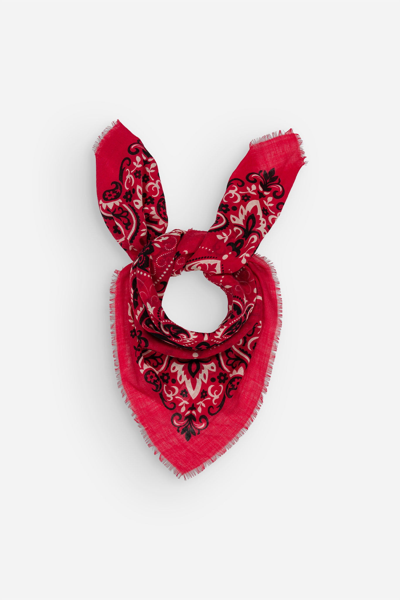 Bandana Red Raspberry LS