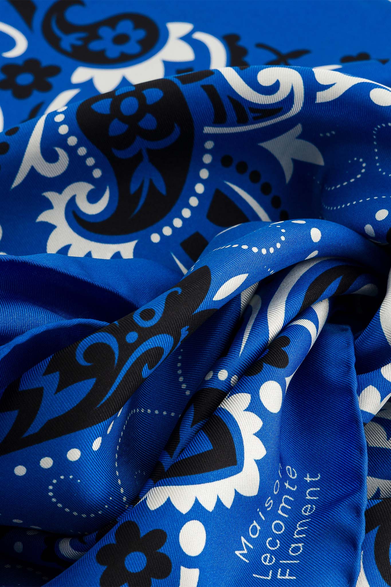 Foulard bandana Blue Silk