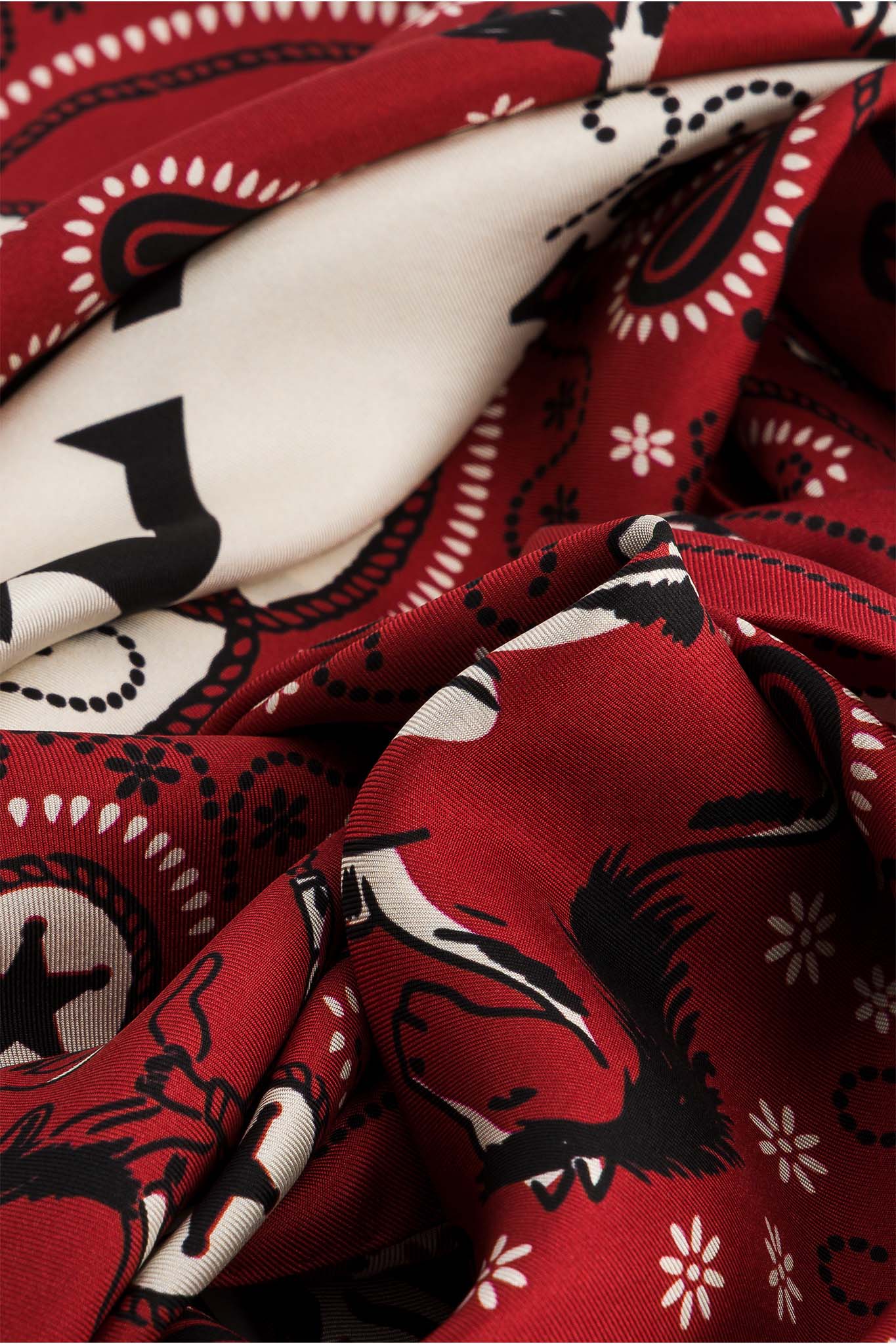 Far West Bordeaux Silk