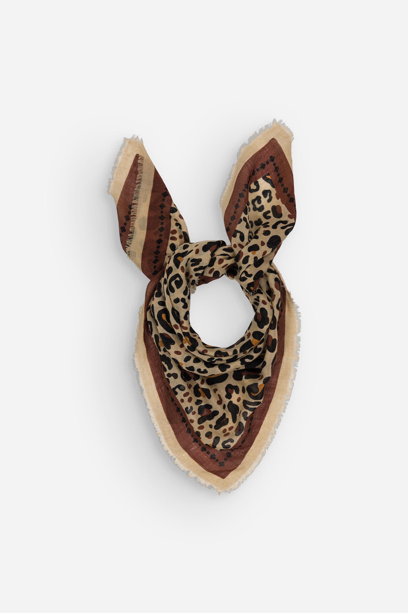 Léo Beige Chocolate Scarf WS