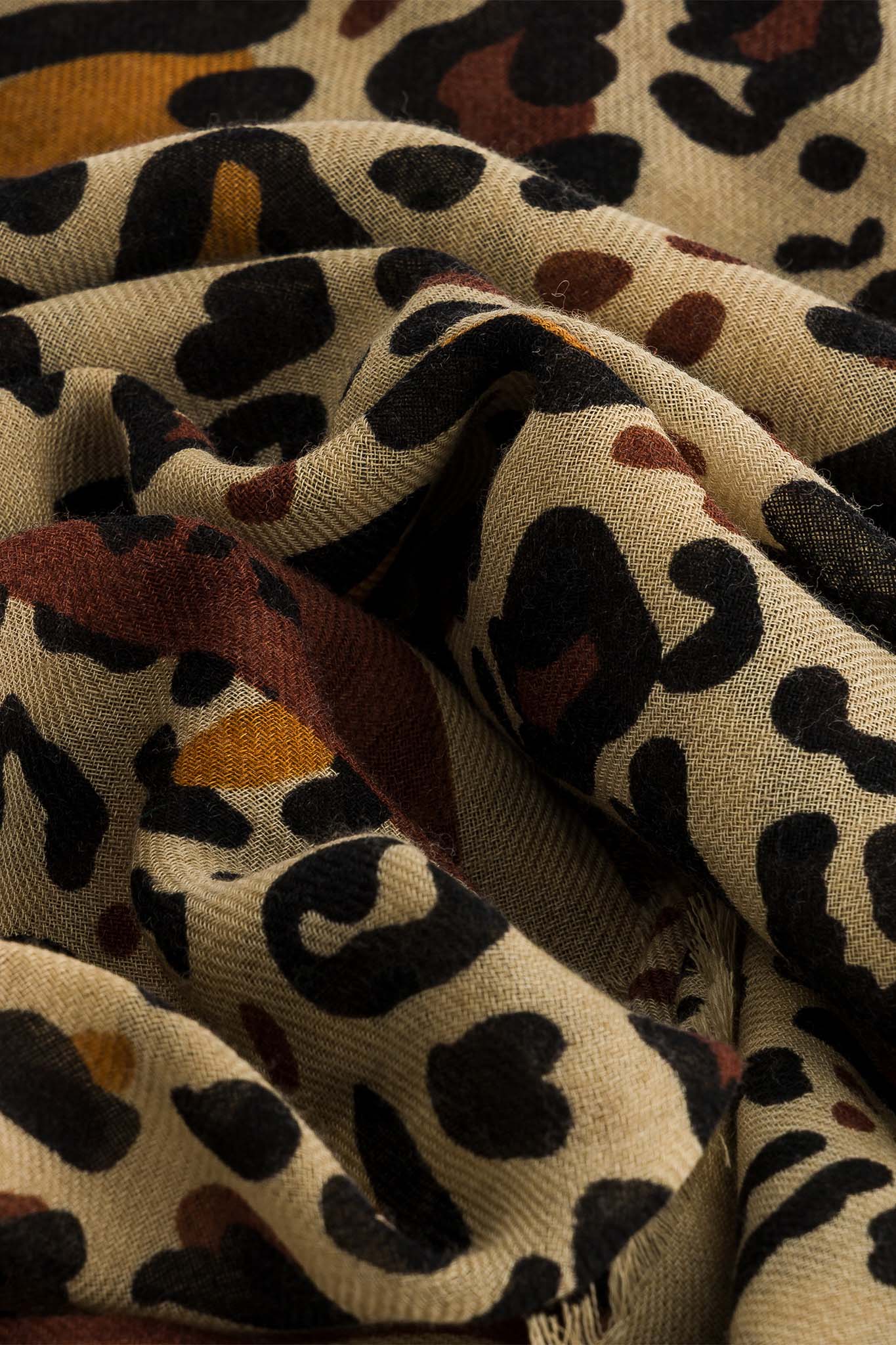 Léo Beige Chocolate Scarf WS