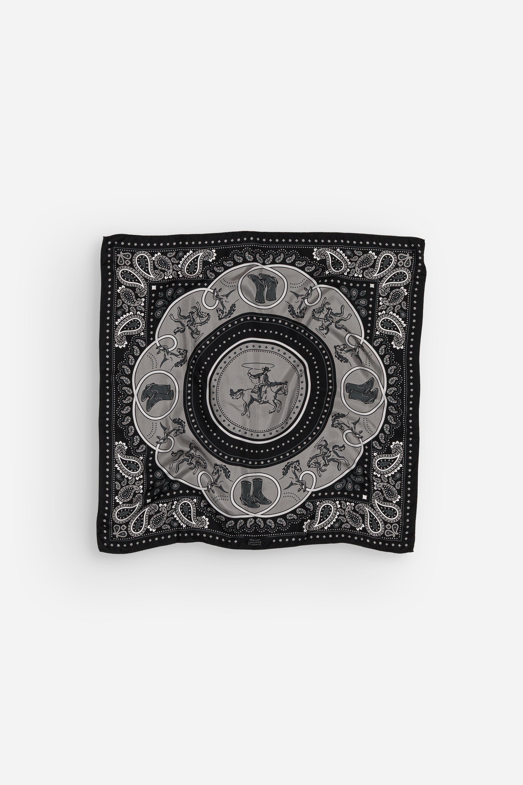 Rodeo noir silk