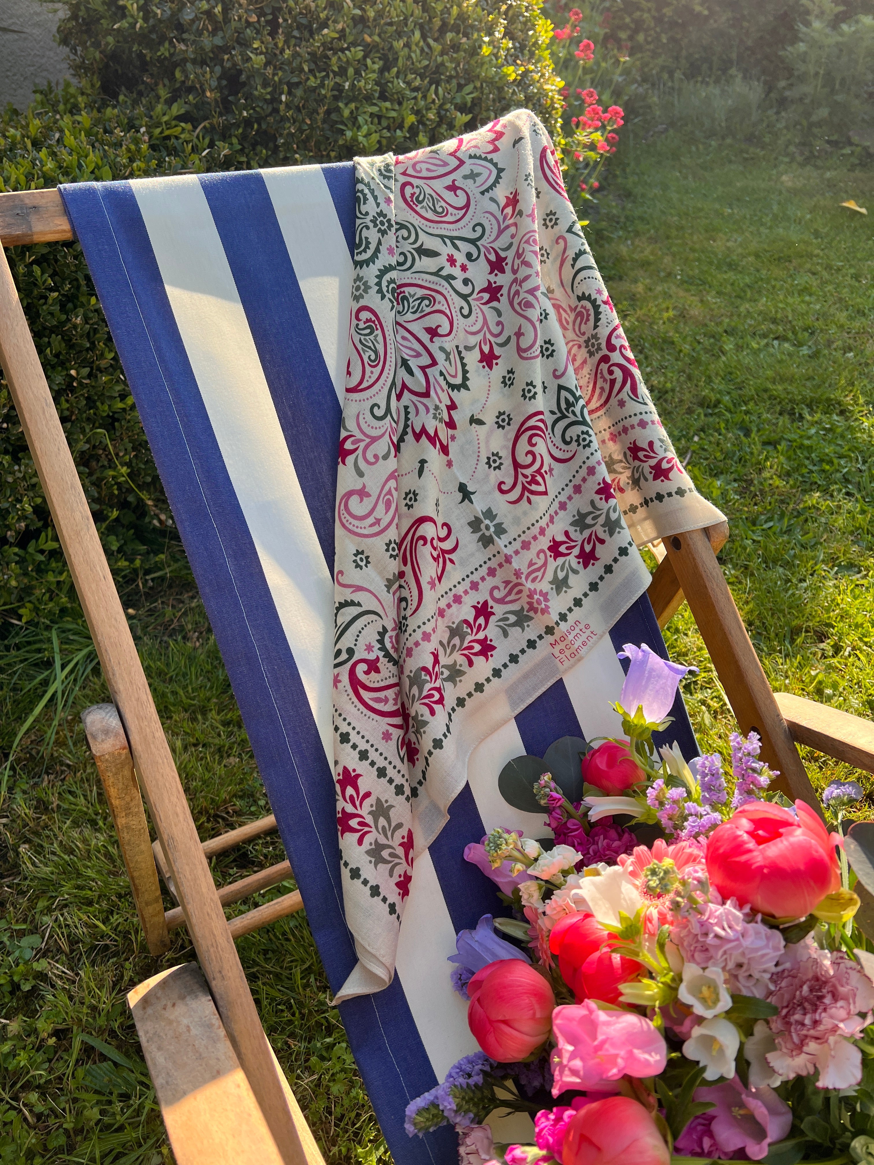 Foulard bandana Séville laine