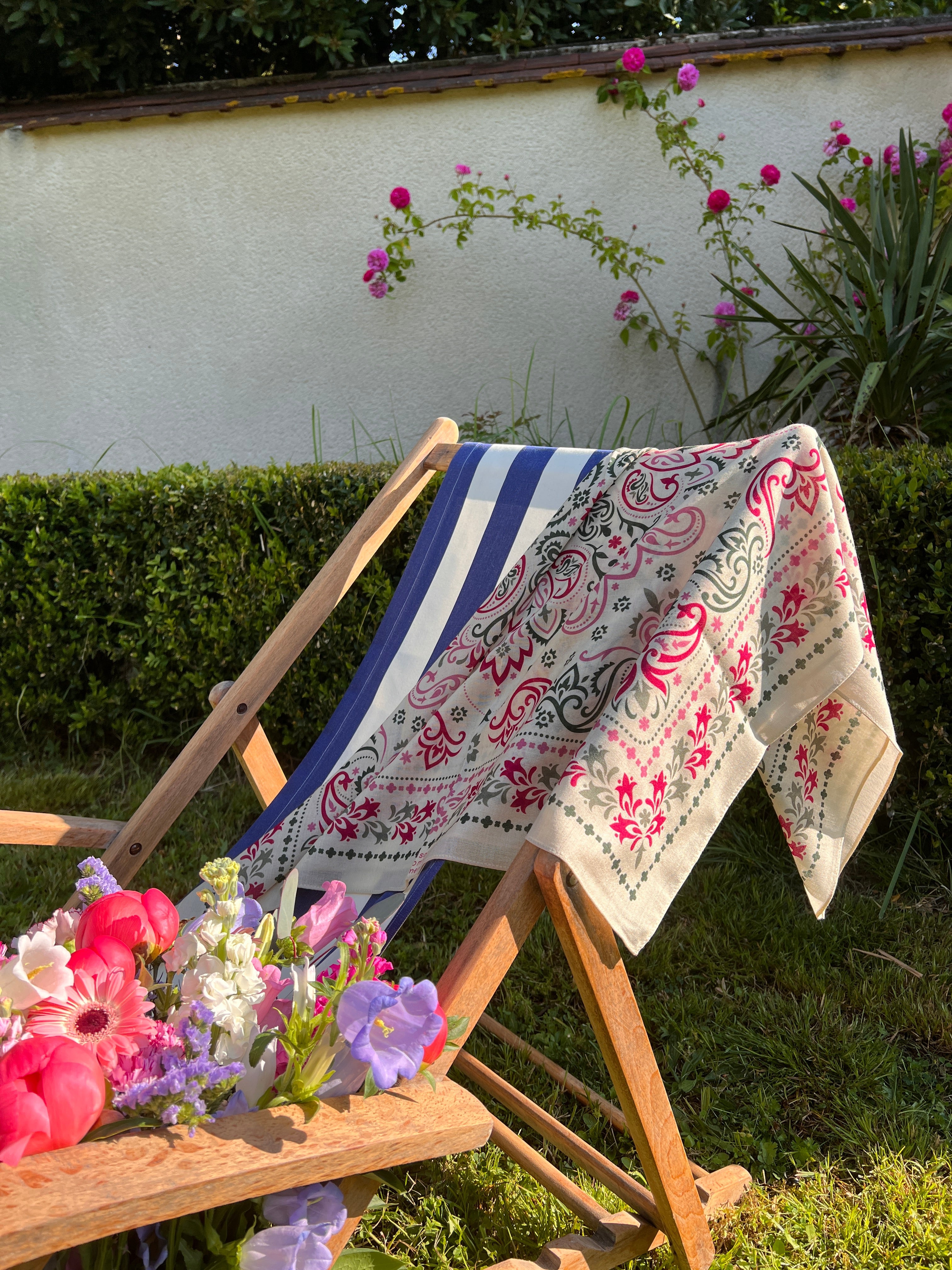 Foulard bandana Séville laine