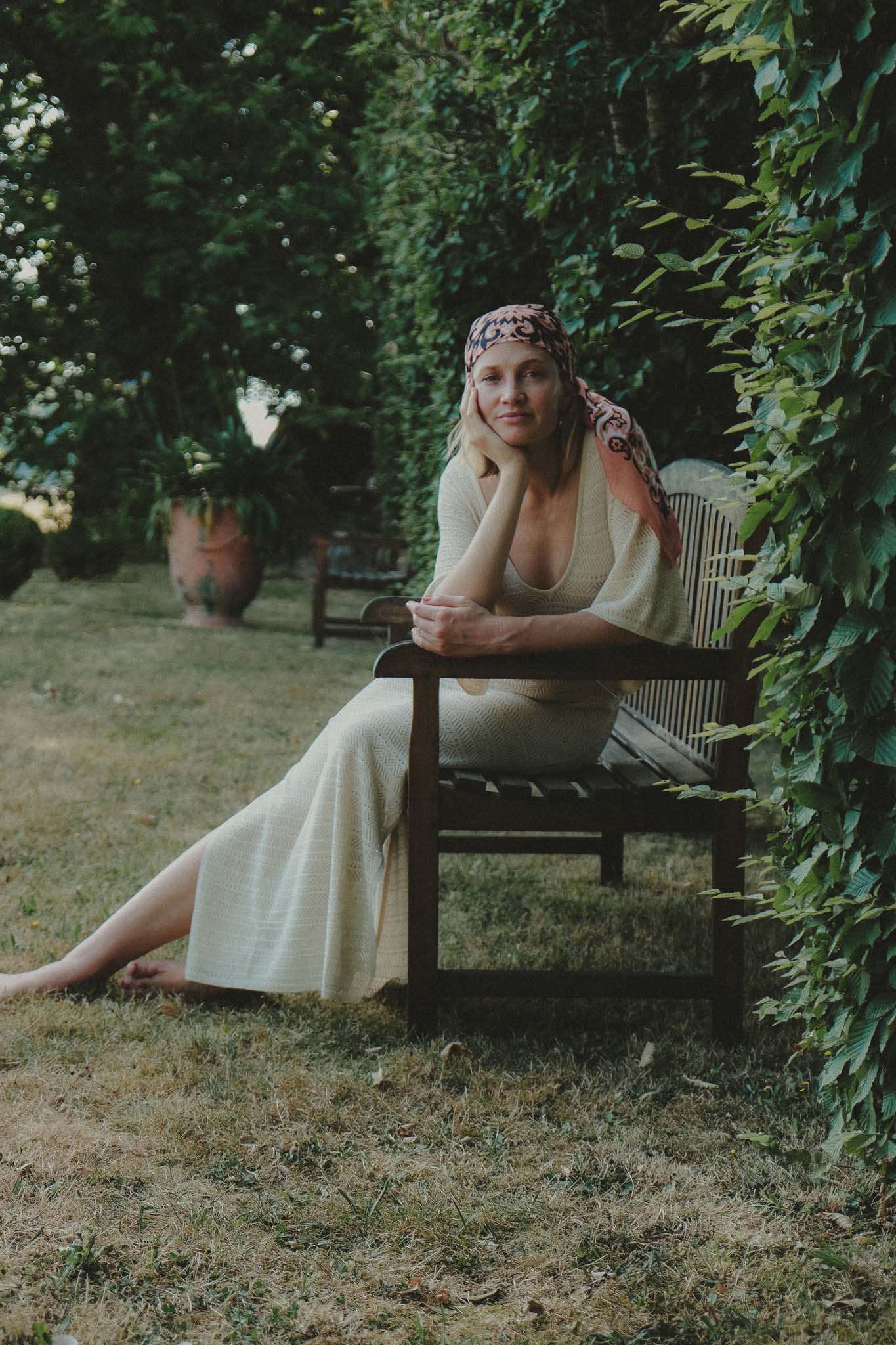 Bandana Sea pink coton