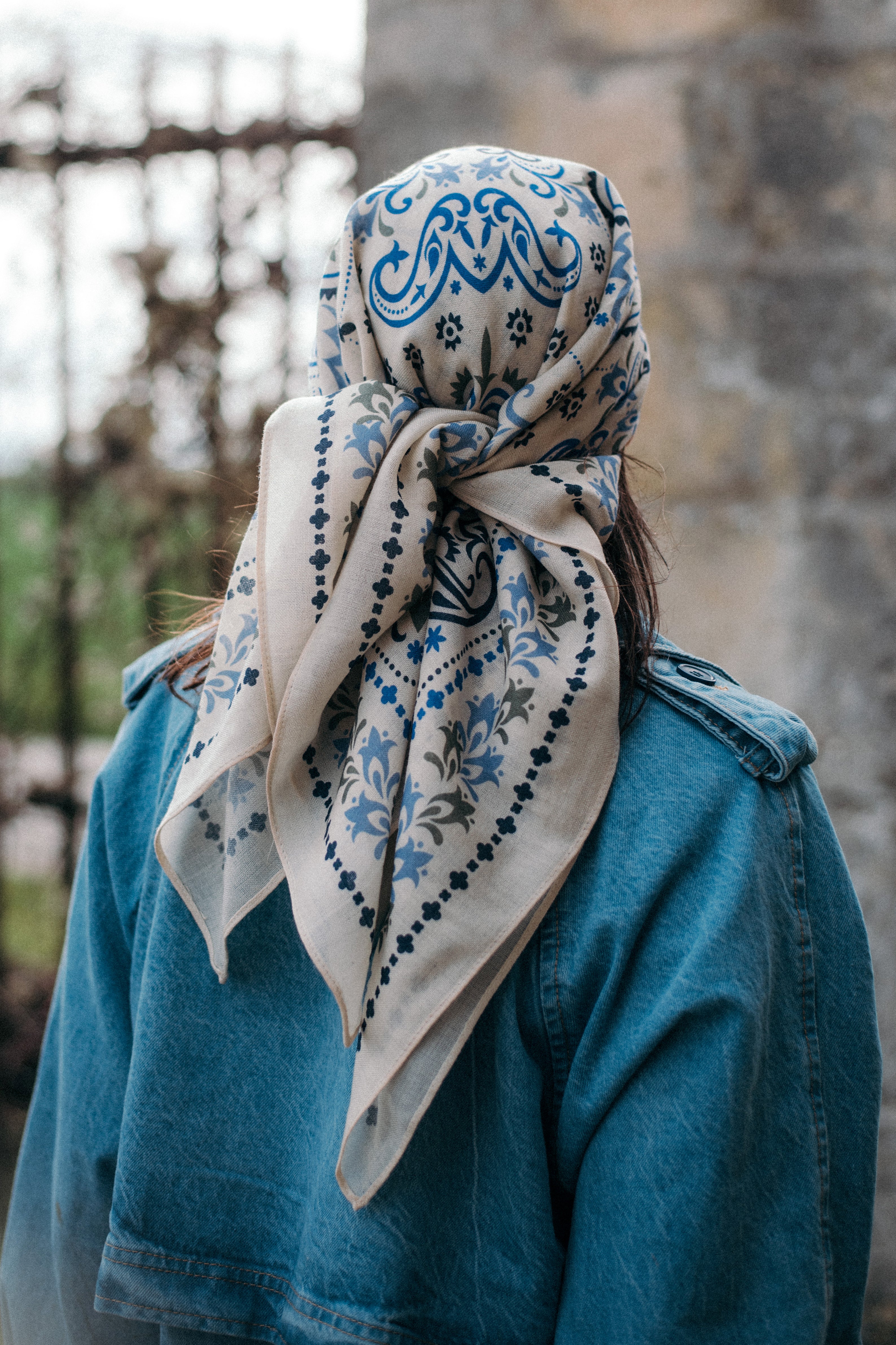 Large Lisboa bandana scarf